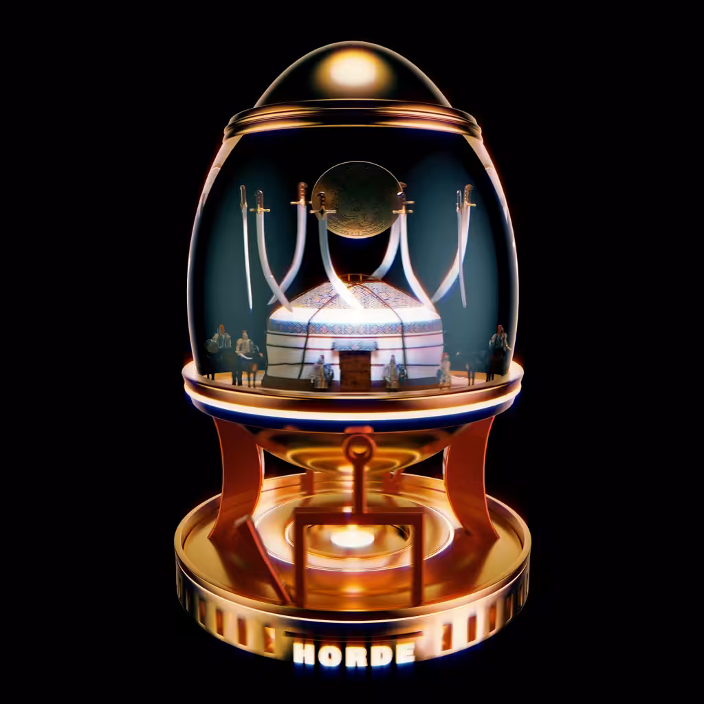 CryptoEggs "Civilisations" - #5 GOLDEN HORDE