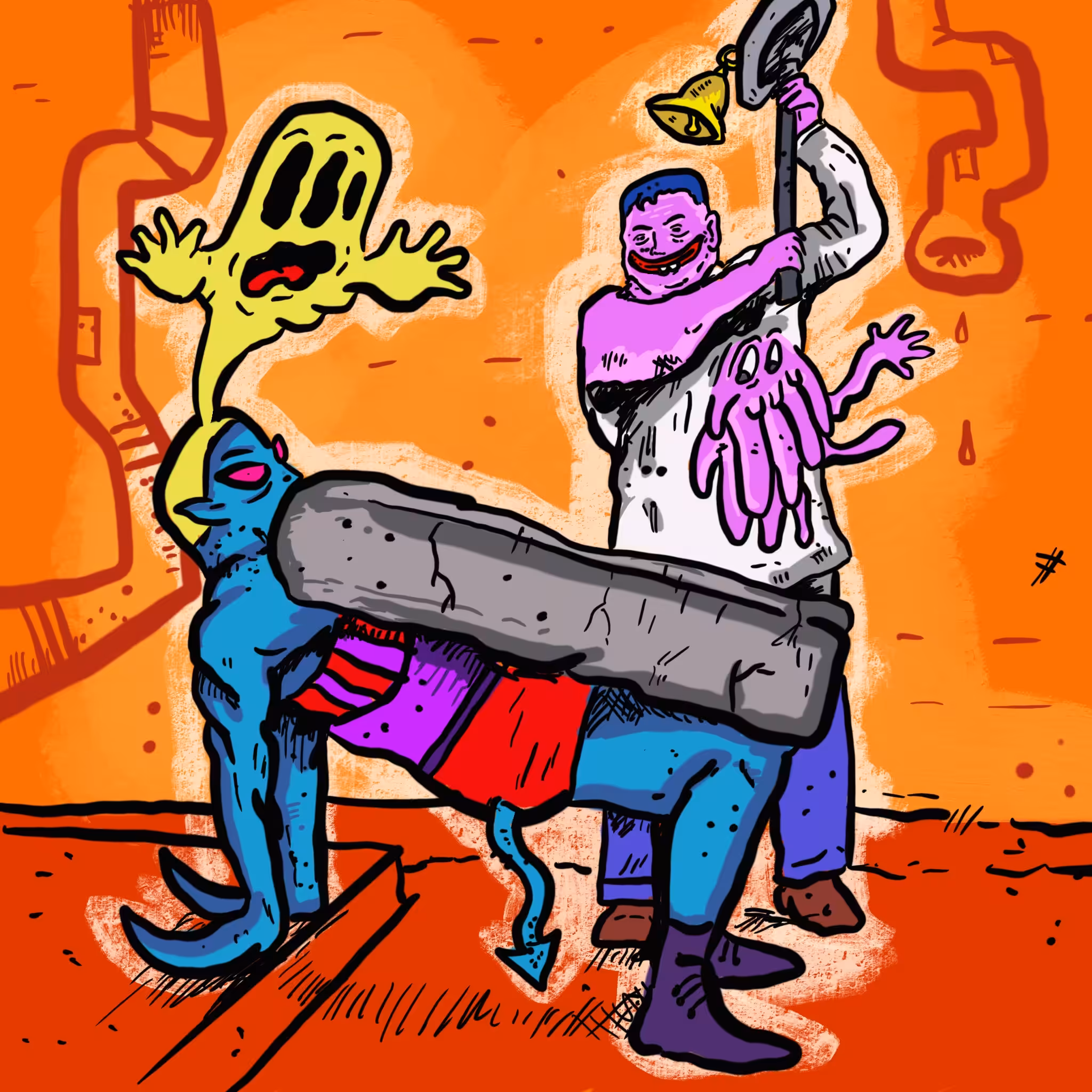 The Bell Ringer and Sam