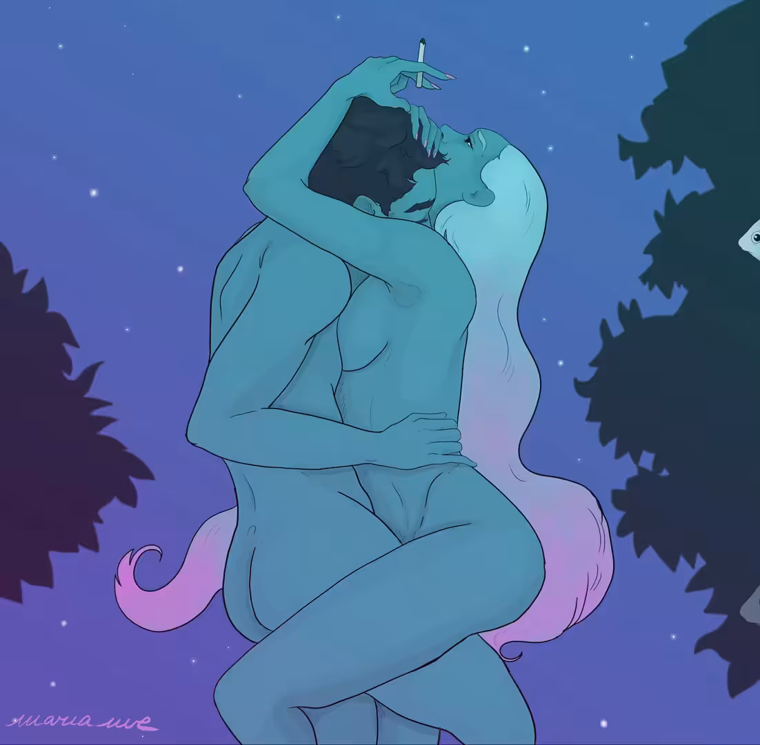 Love in blue