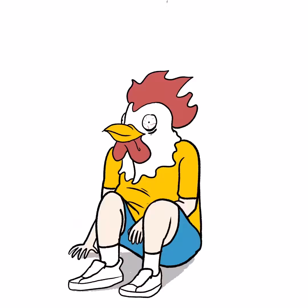 Chicken Chicken colorful enjoyer