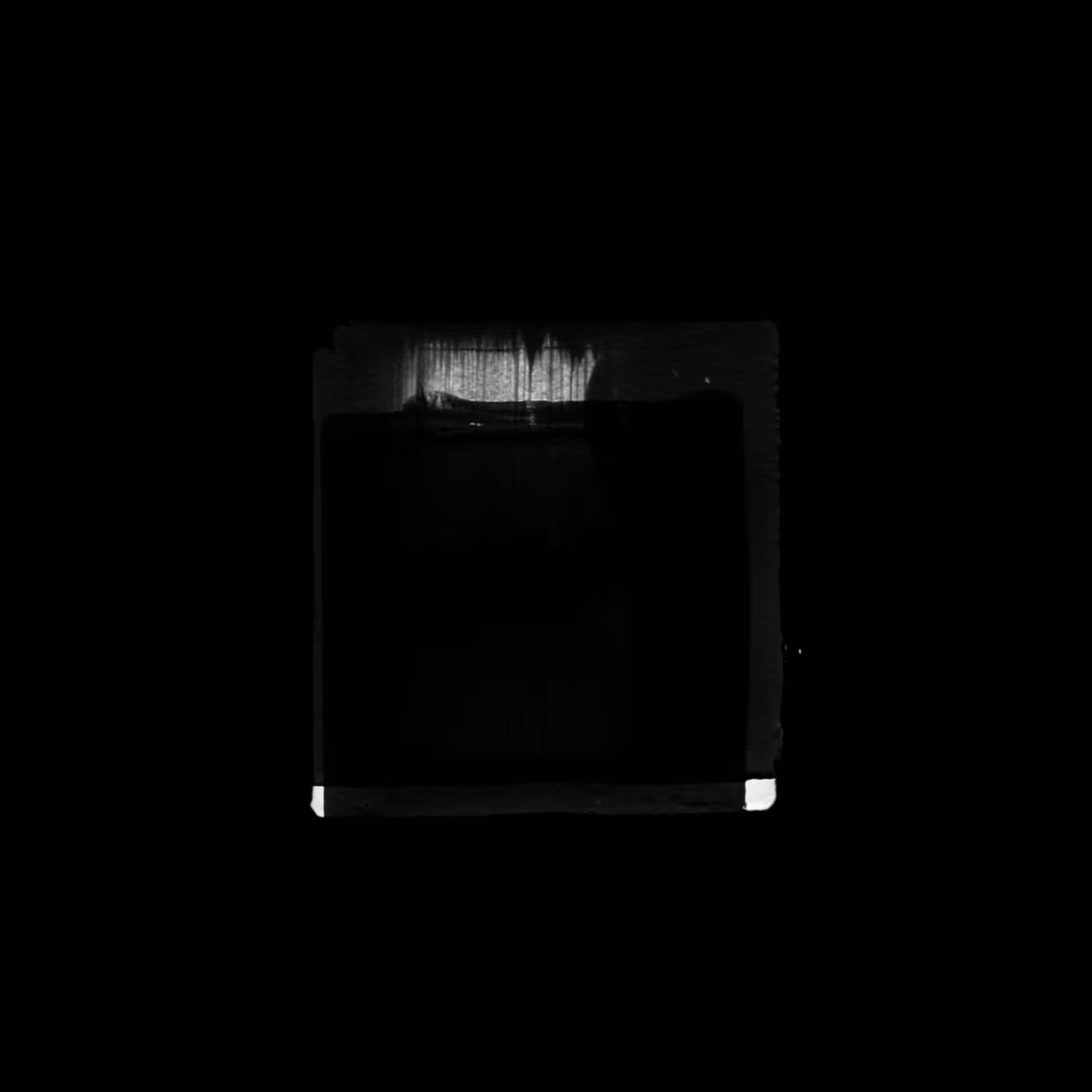 Black on White Square 04