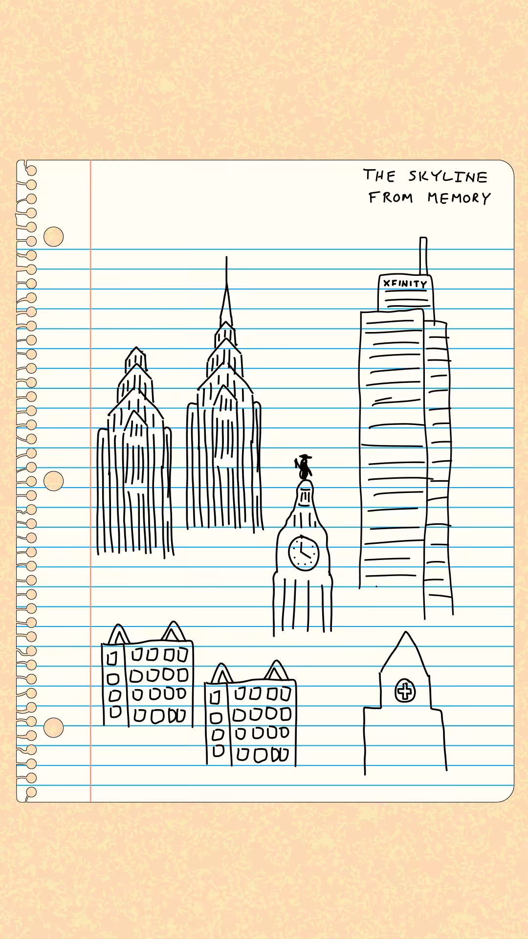 the skyline from memory