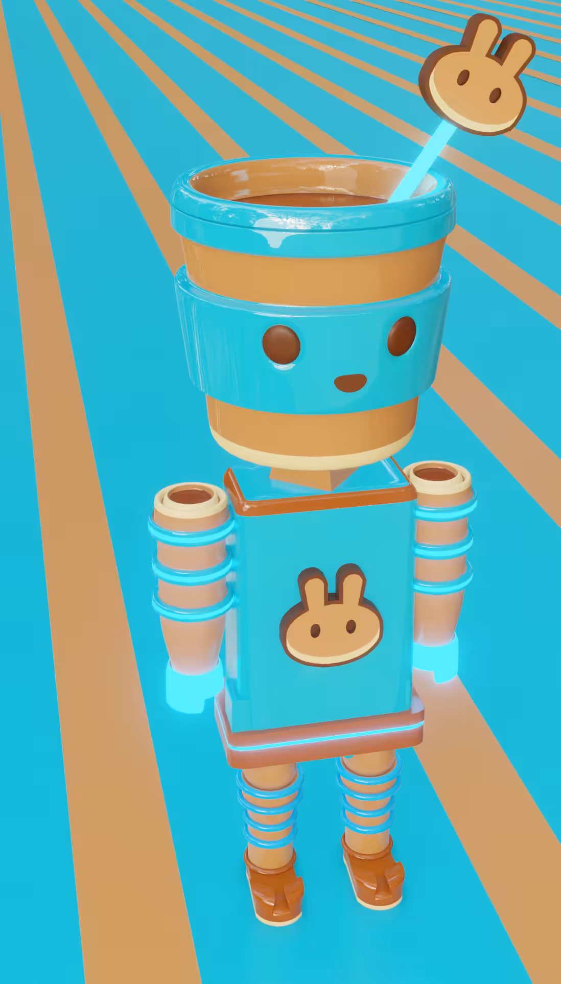 PancakeSwap Coffee Mascot