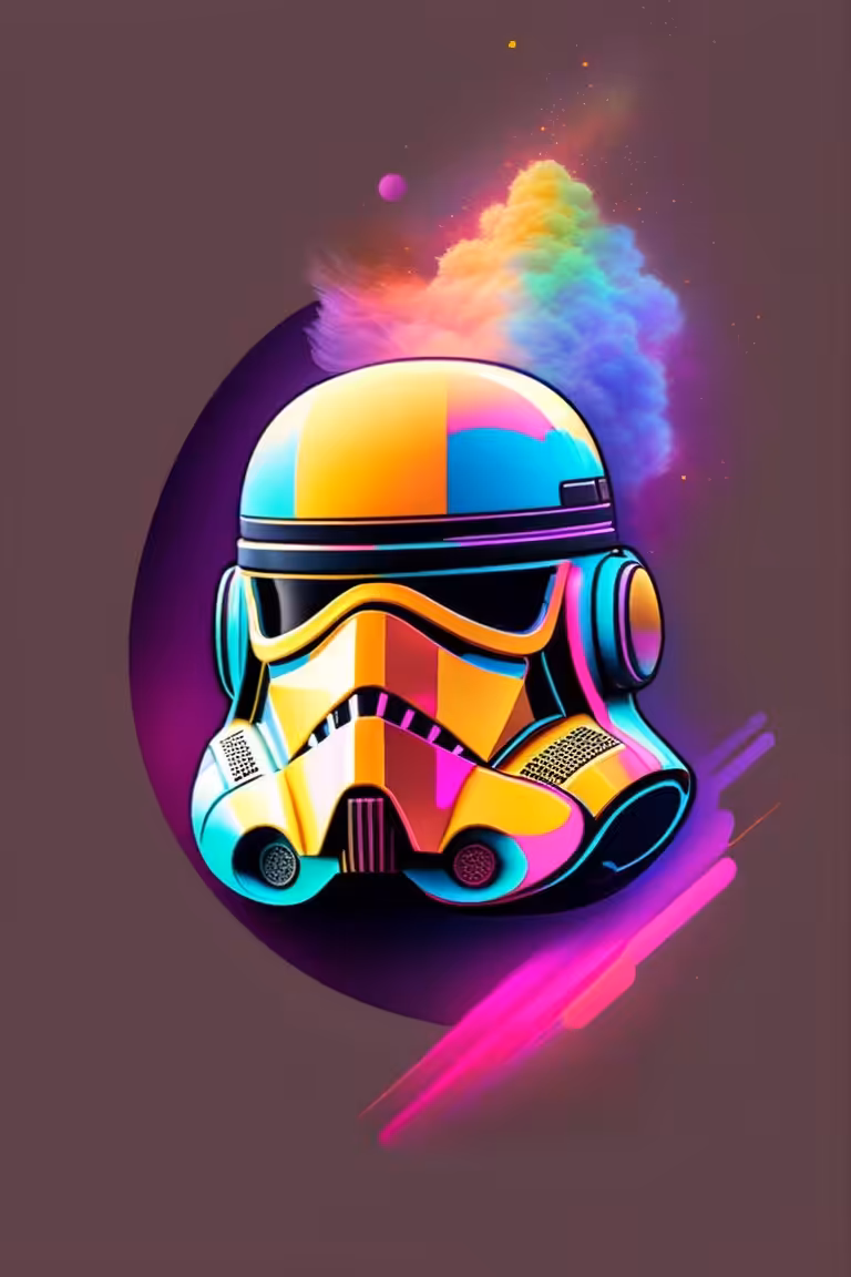 Colorful cult Character