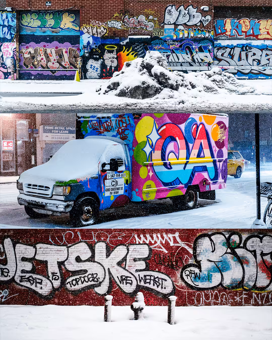 Fragment of Gotham #51. Graffiti Blizzard