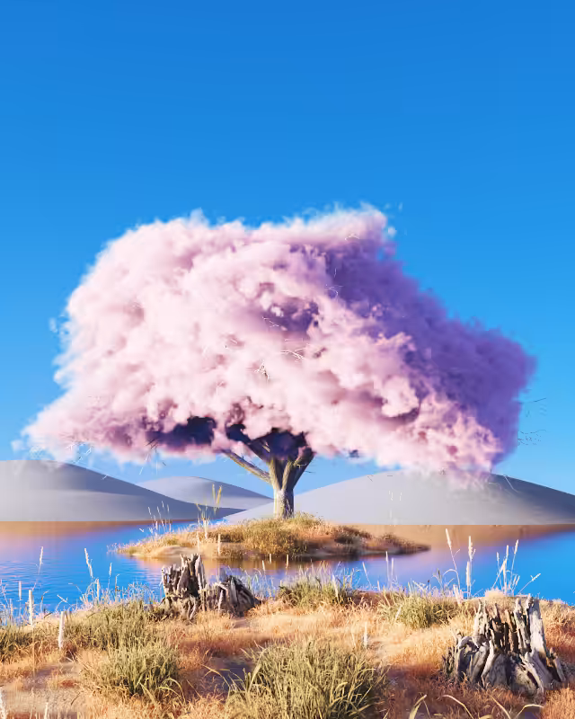 Cloudy desert #4