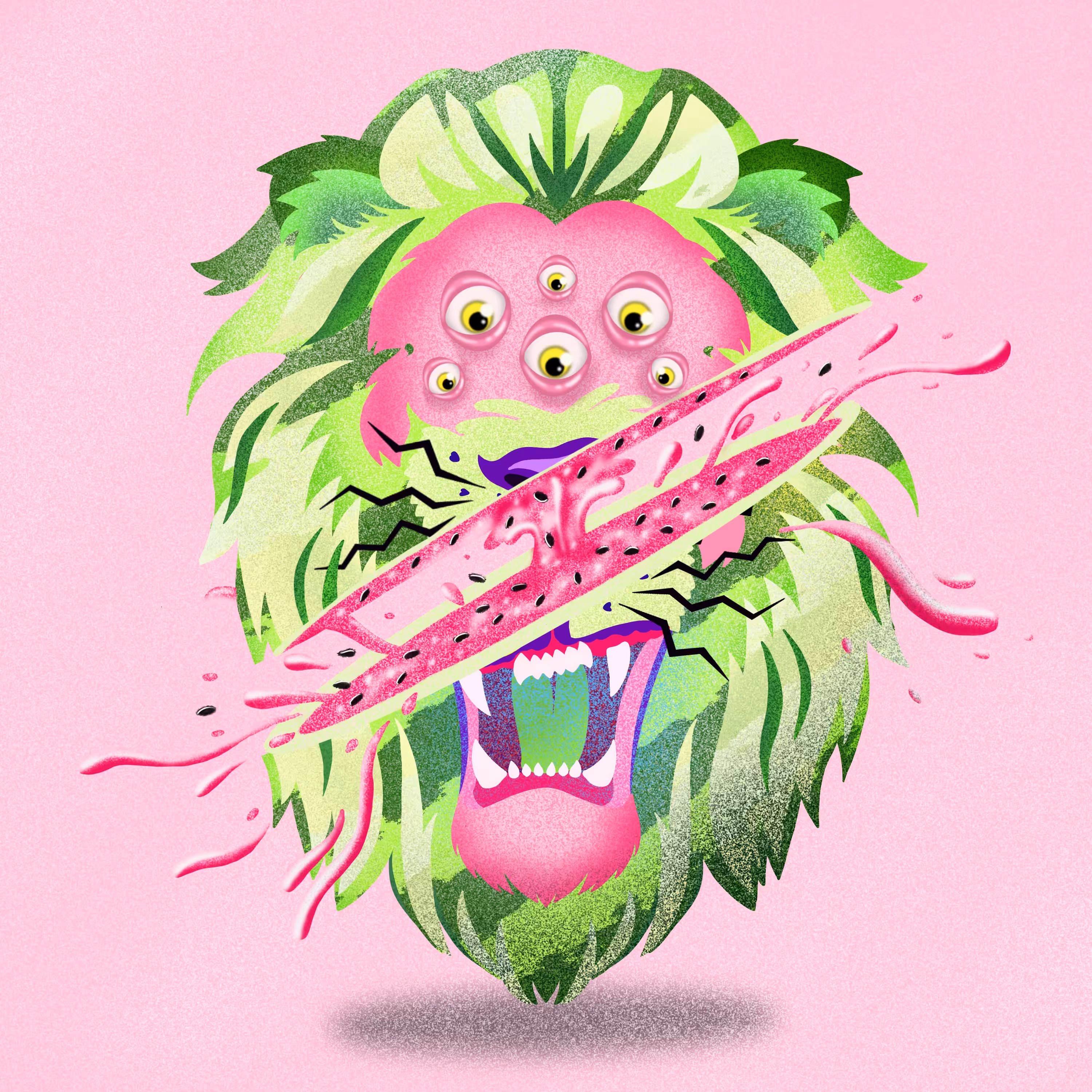 CRYPTO LION FACE #11
