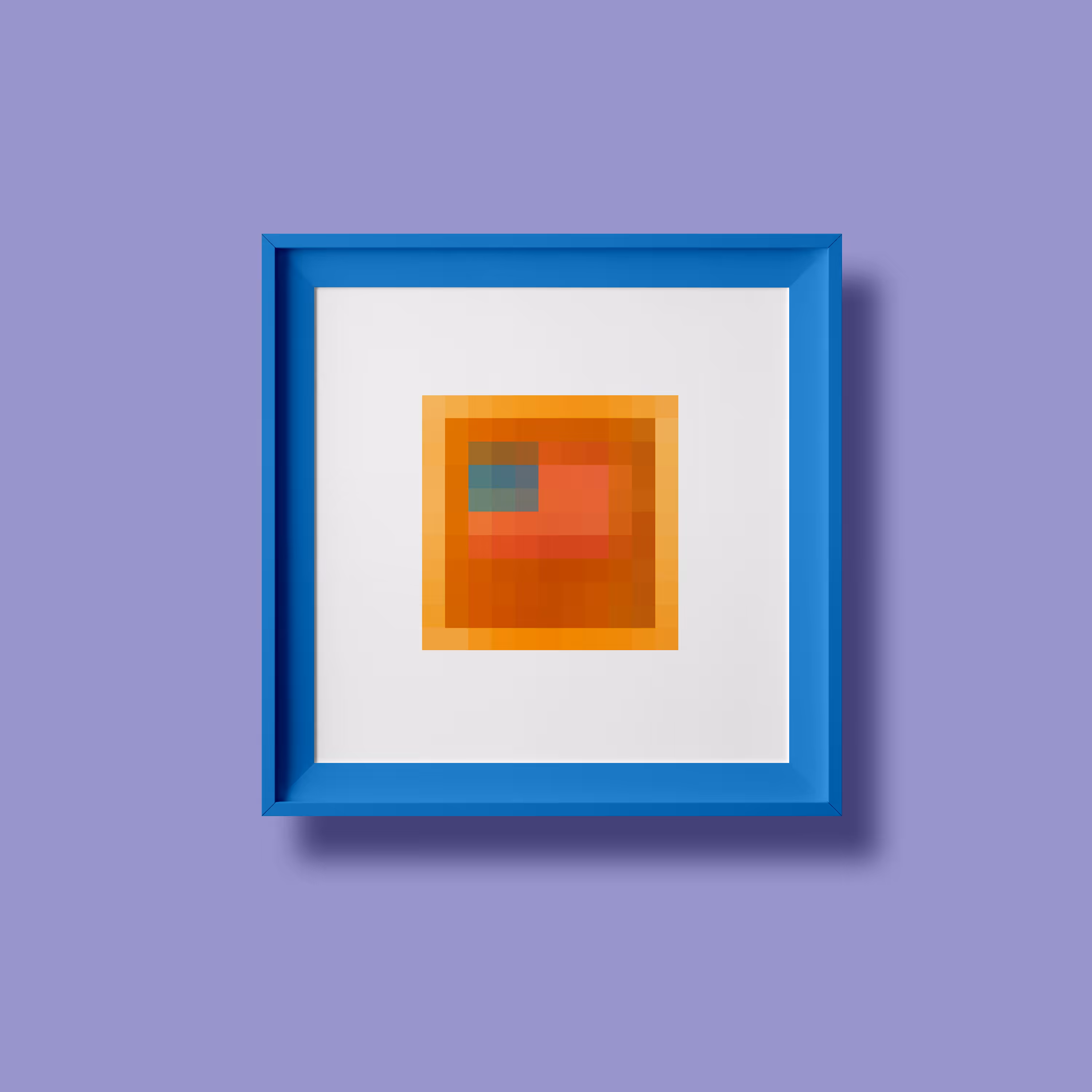 89 Pixels: Jasper Johns - Flag on Orange Field