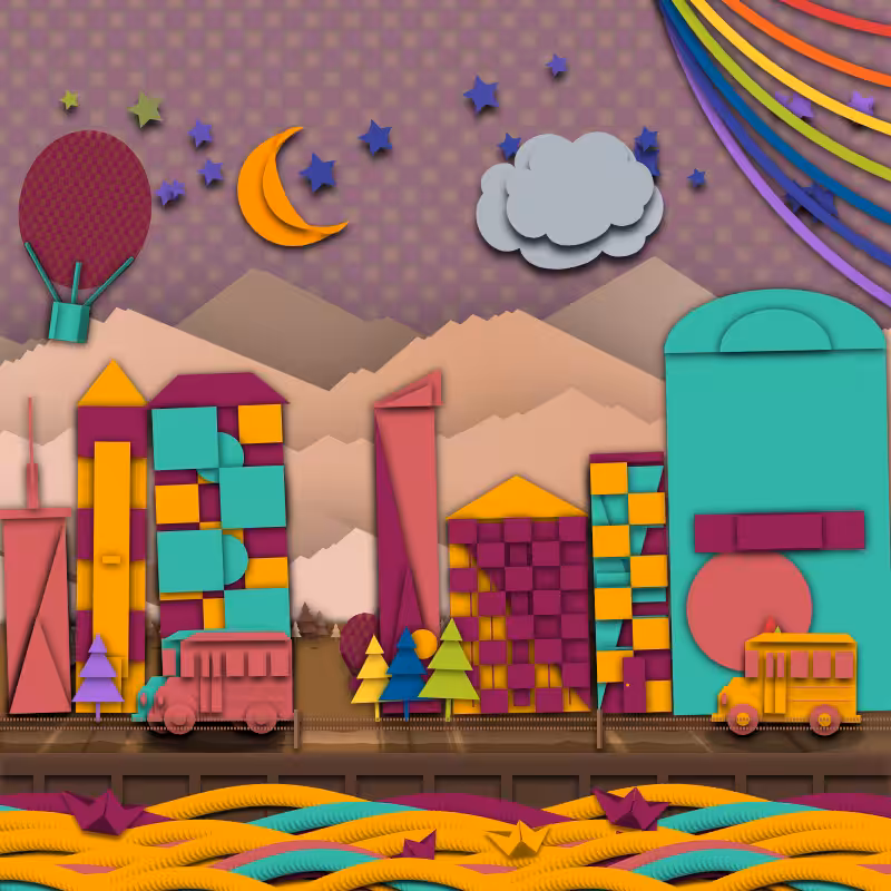 Paper Art 2.5D #113