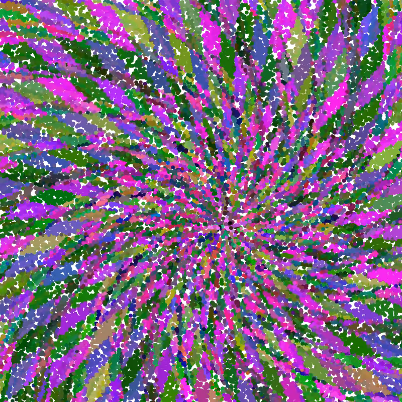 Mosaic or stained glass drops #88