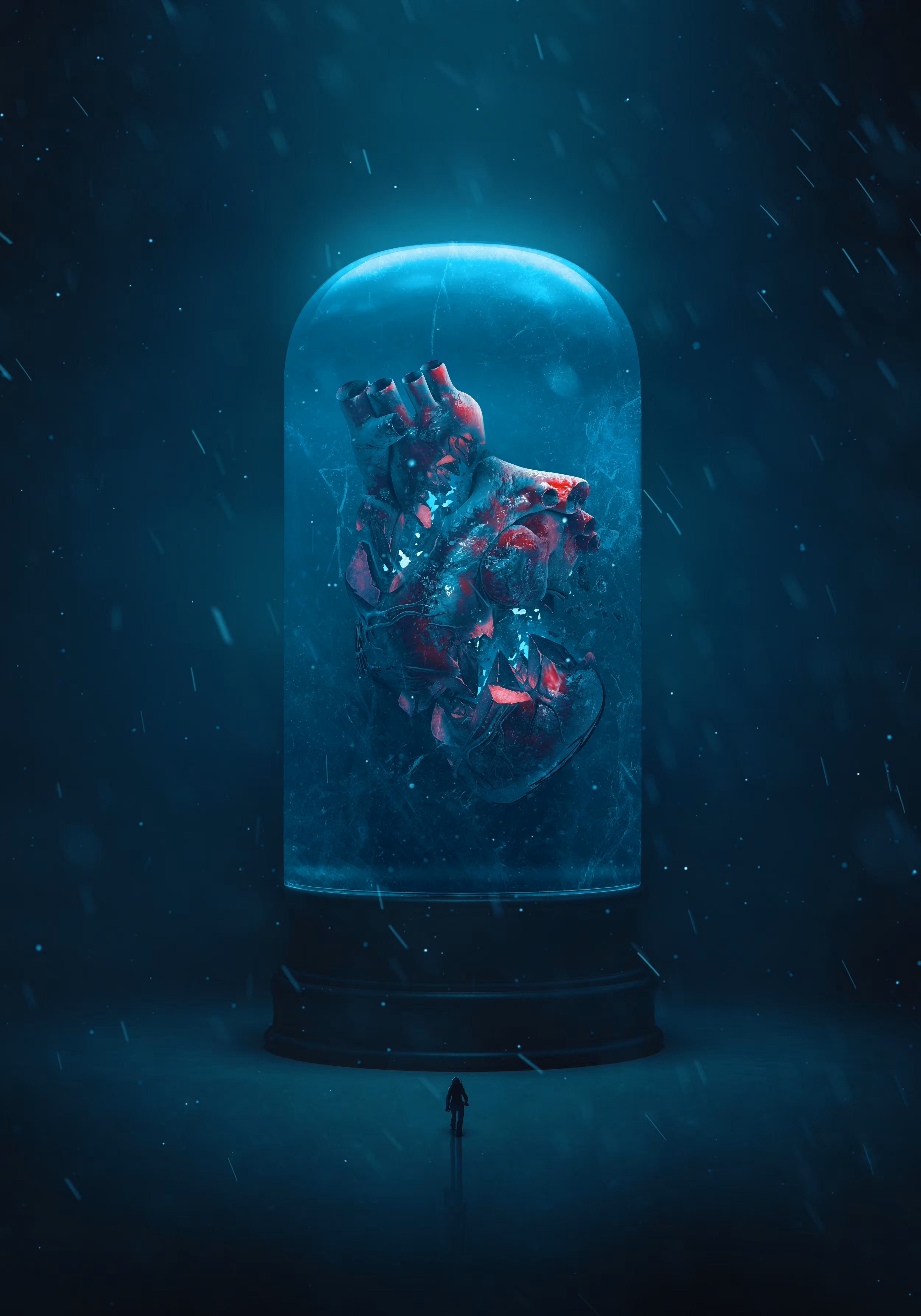 Brokenhearted frozen in time 