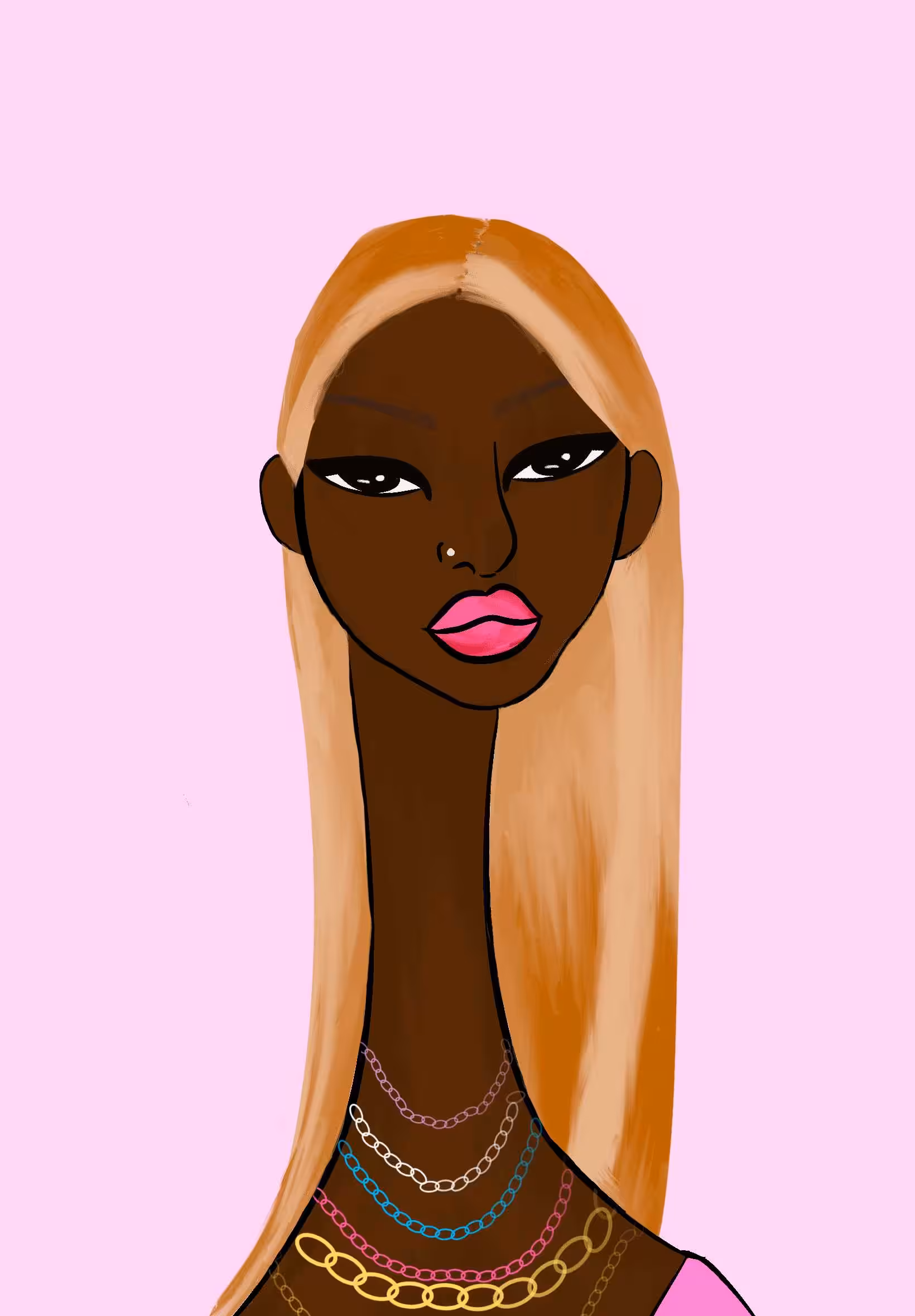 Long Neckie Ladies: Long Neckie Lady #1247