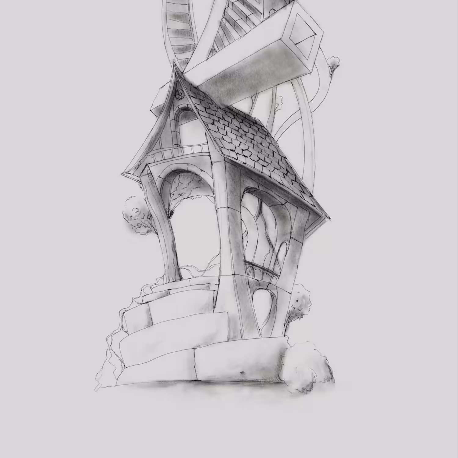 Weird Cathedral 5 AI