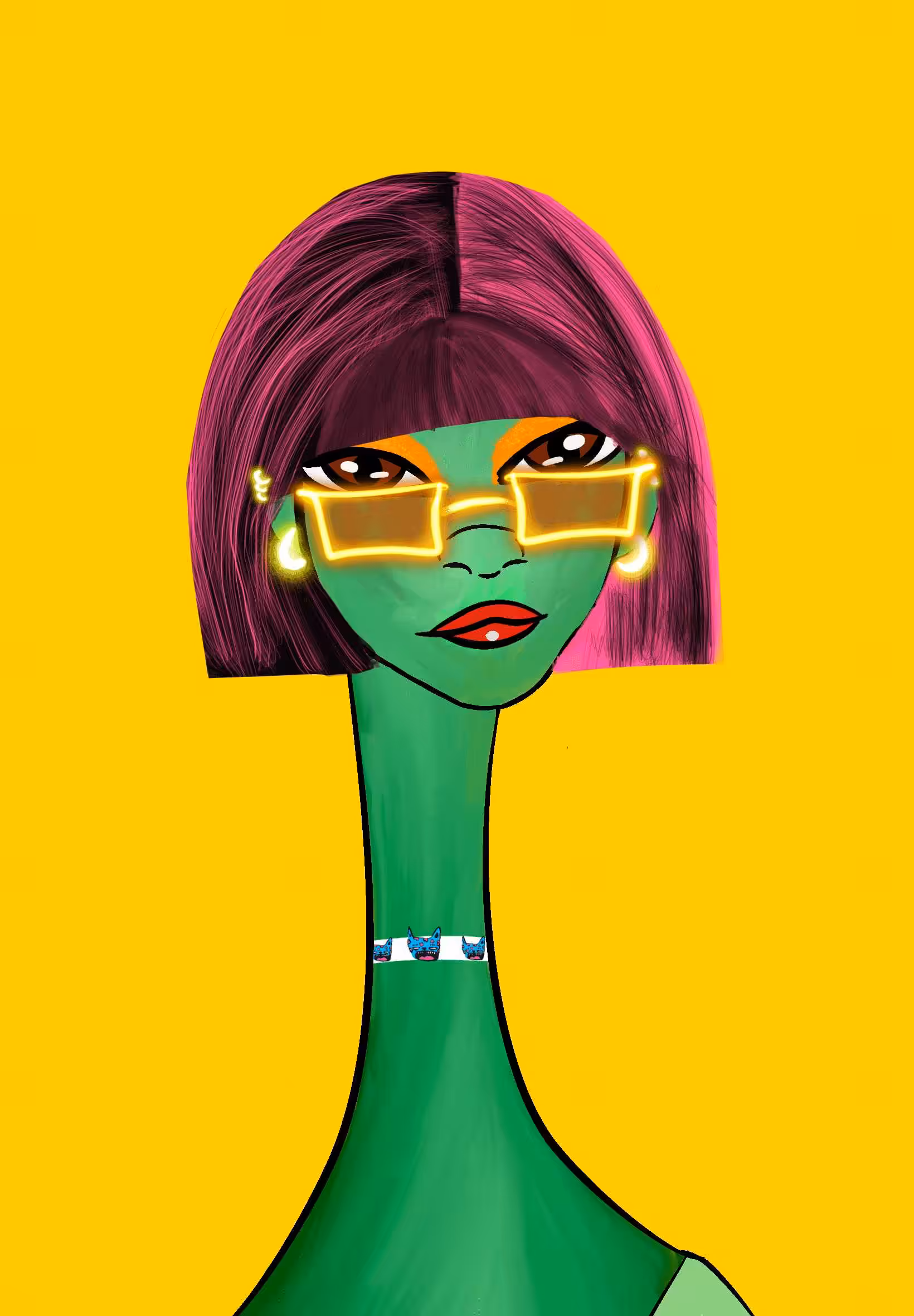 Long Neckie Ladies: Long Neckie Lady #453