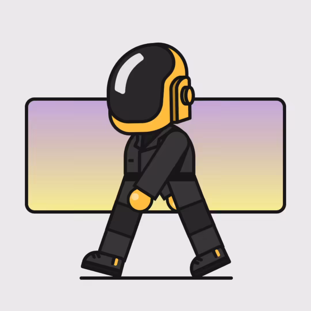 #LetsWalk - Daft Punk Gold #002