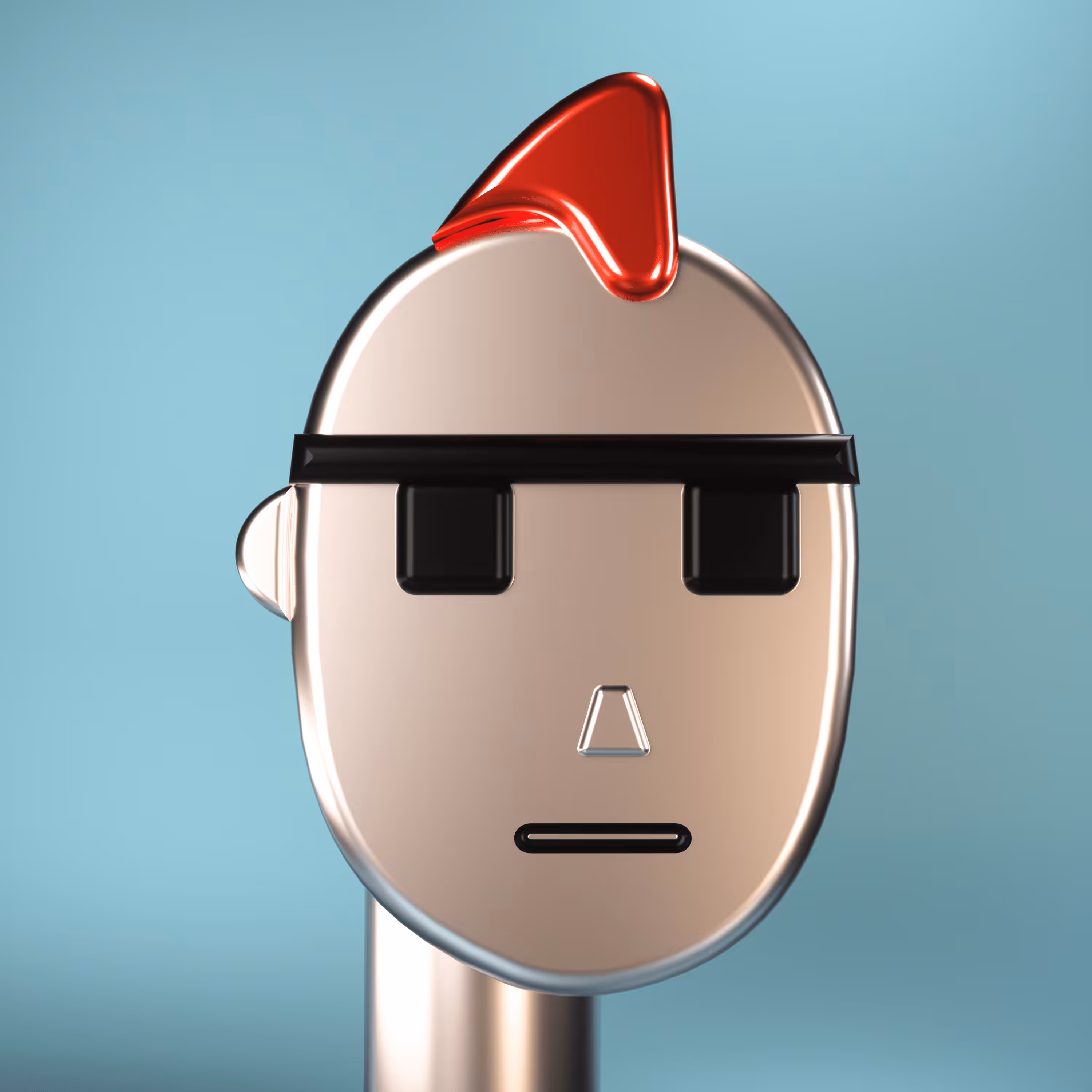3D Chrome Punk #0278