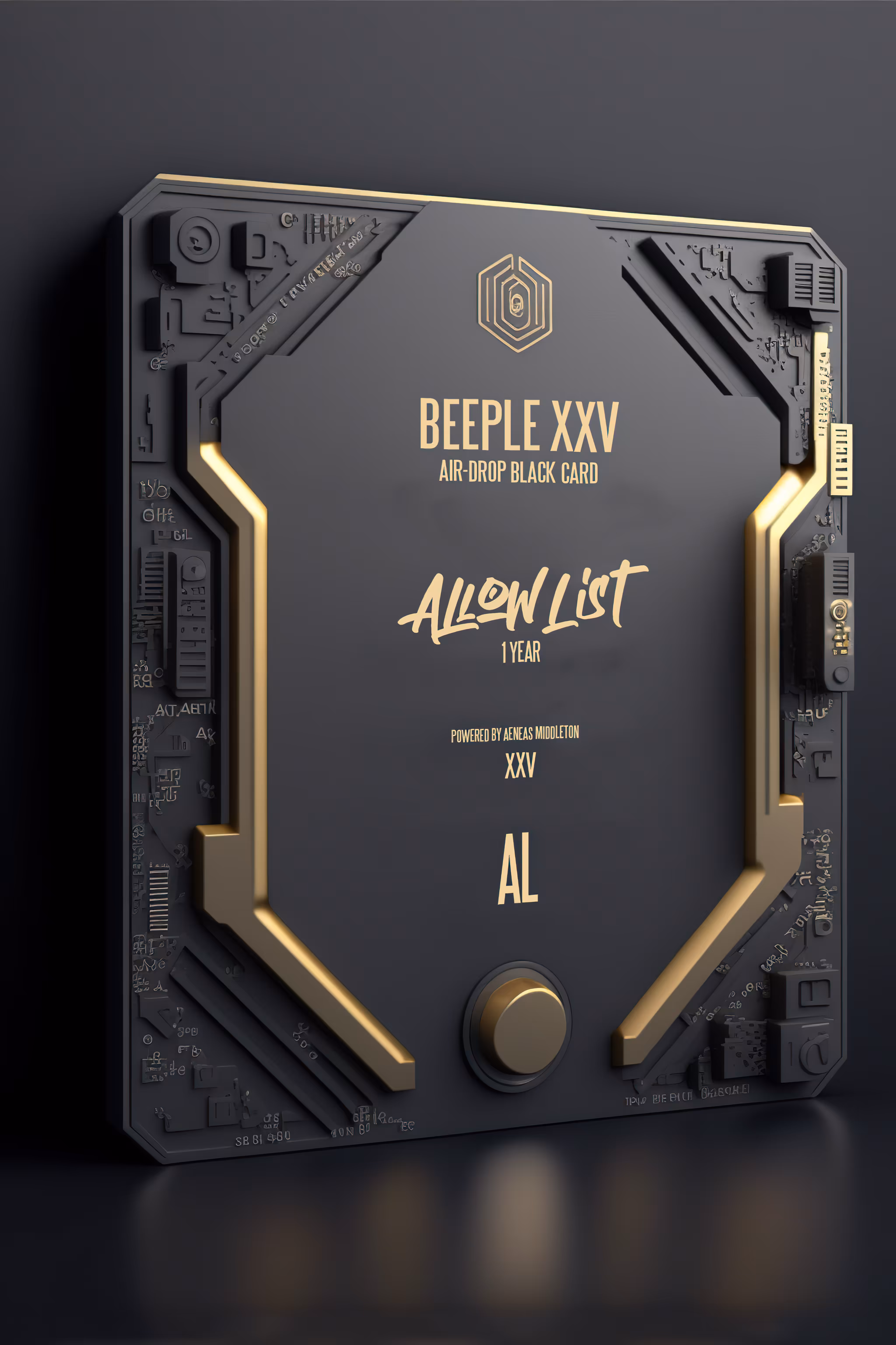 Beeple XXV ALLOWLIST [Air-Drop Black Card]