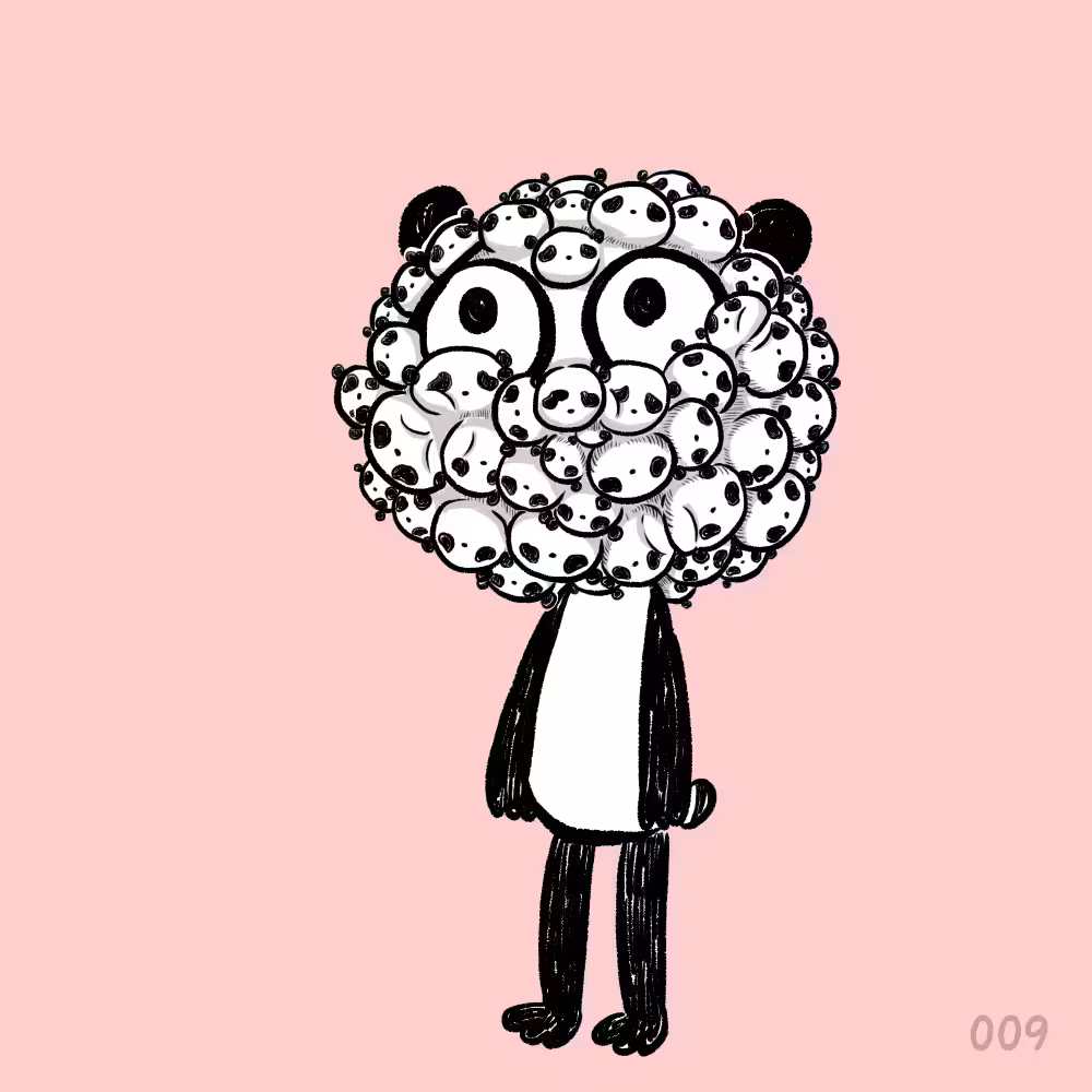 Infected panda no.009