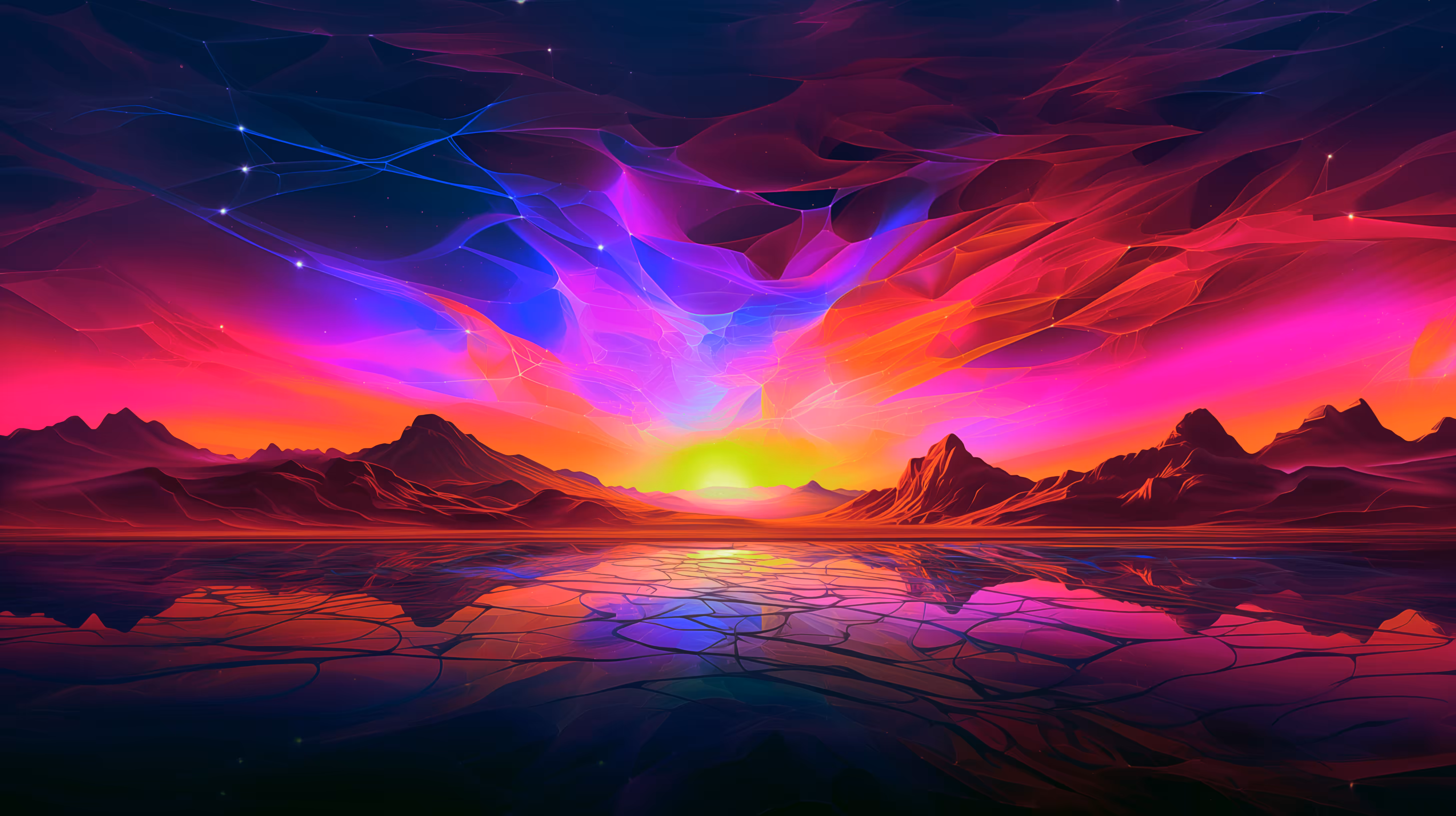 Glacial Desert Fractal