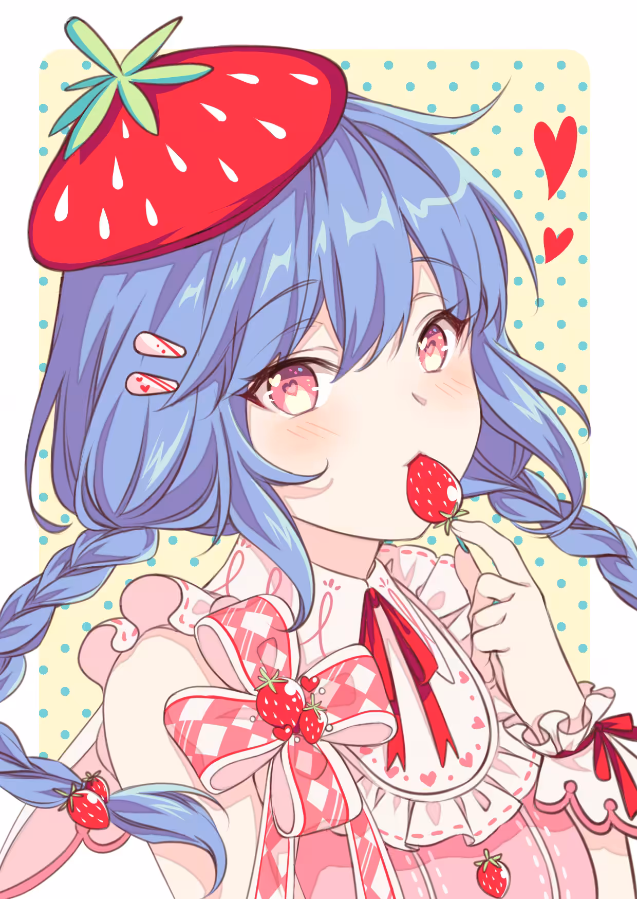 #014 Lolita girl with strawberry