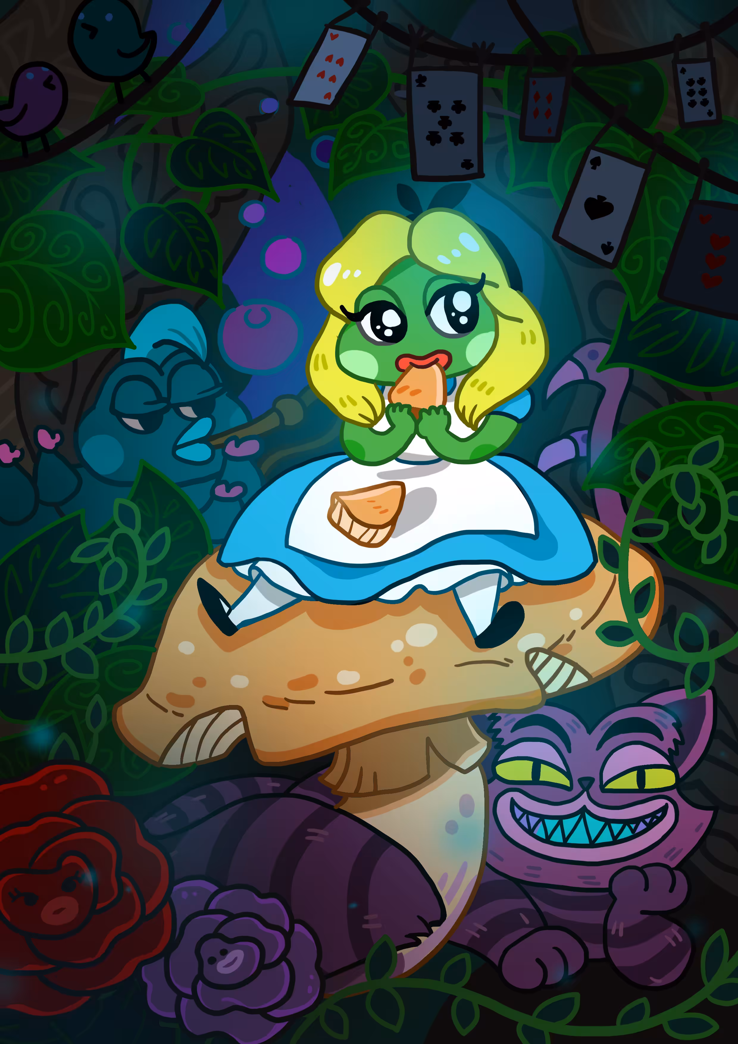 Pepe in wonderland.