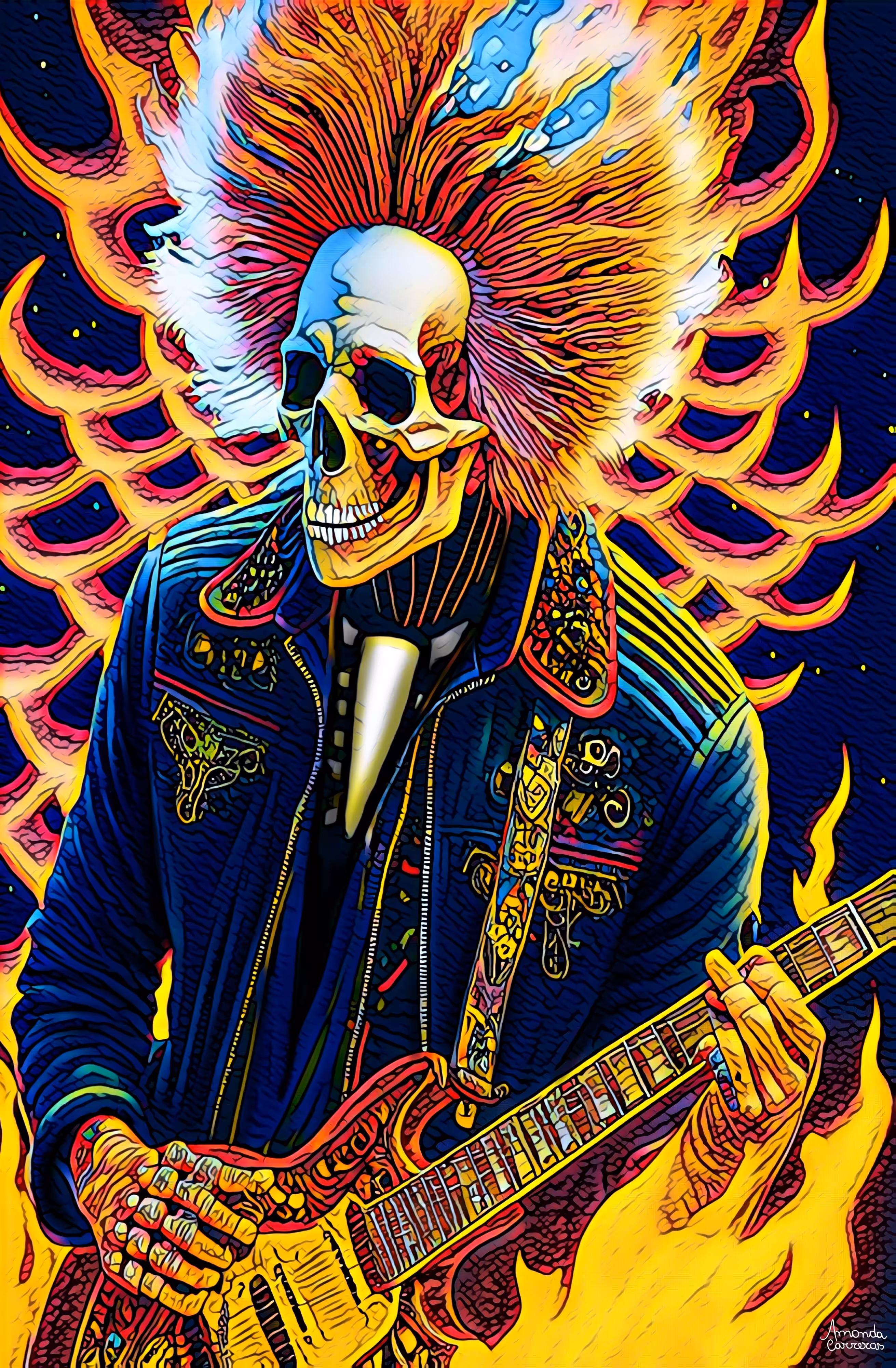Rocker Skull #2