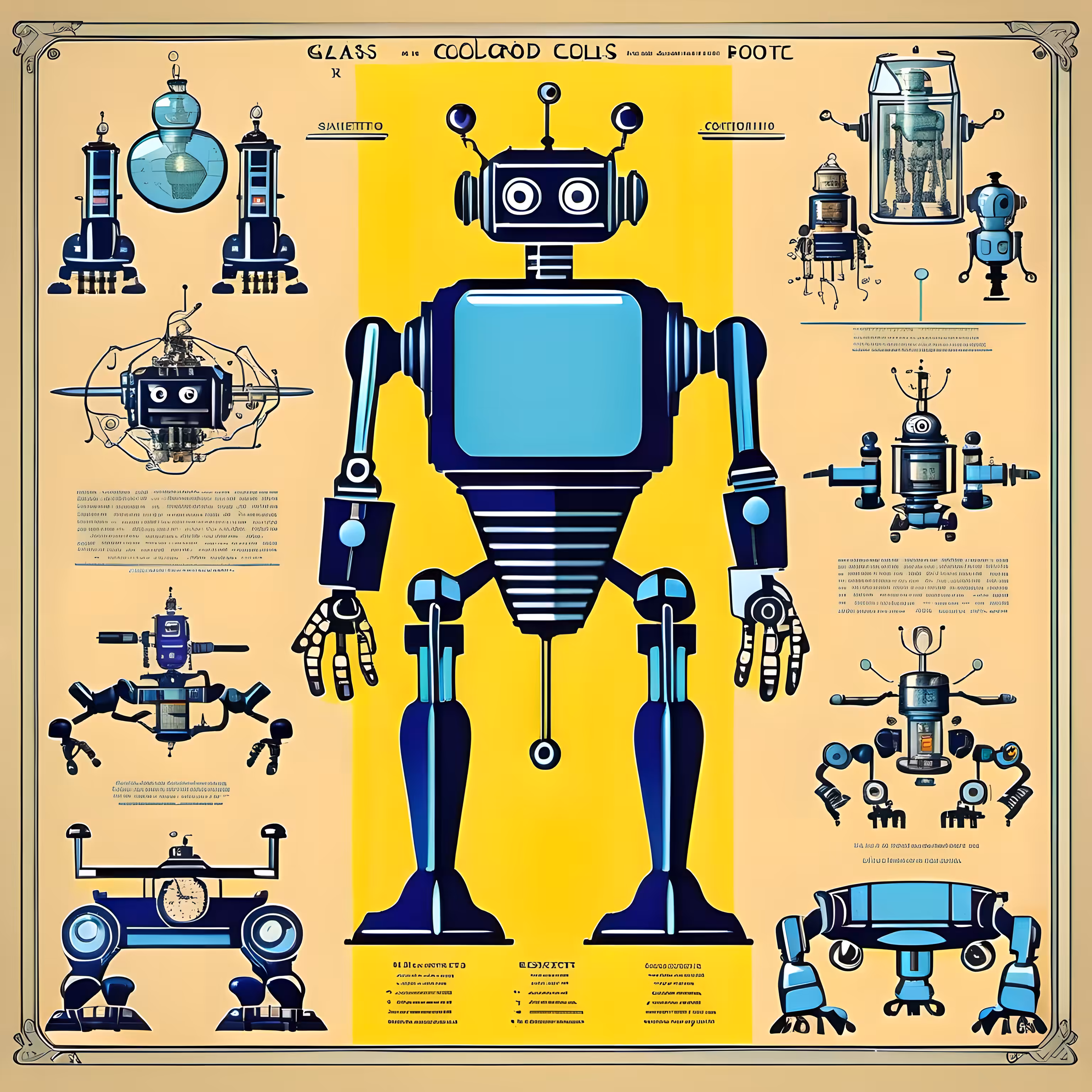 STUDIES ON ROBOTS - 20TH CENTURY #13