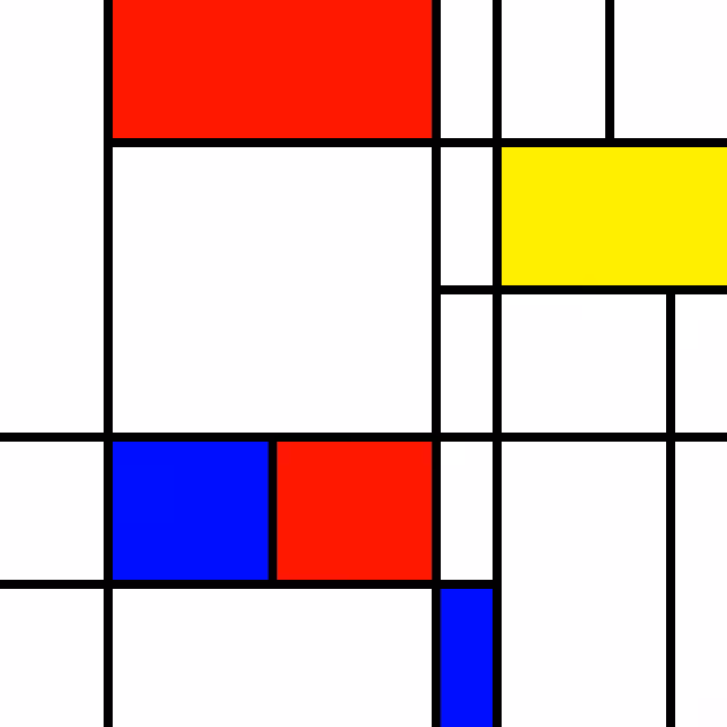 compositioninredblueandyellow.art, (NFT) #59