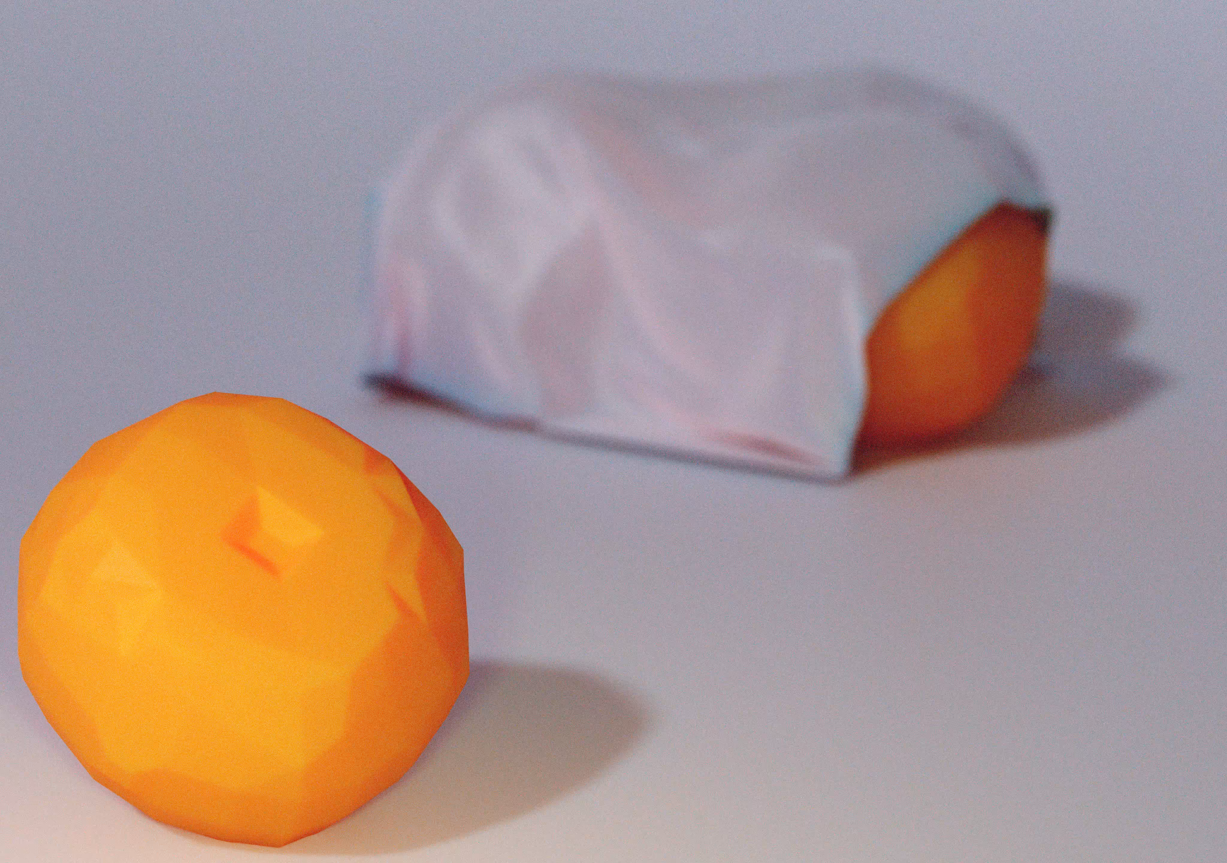 Still life with oranges