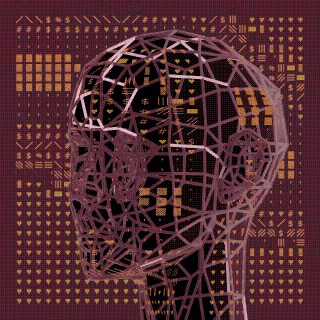 Ascii 3D Head