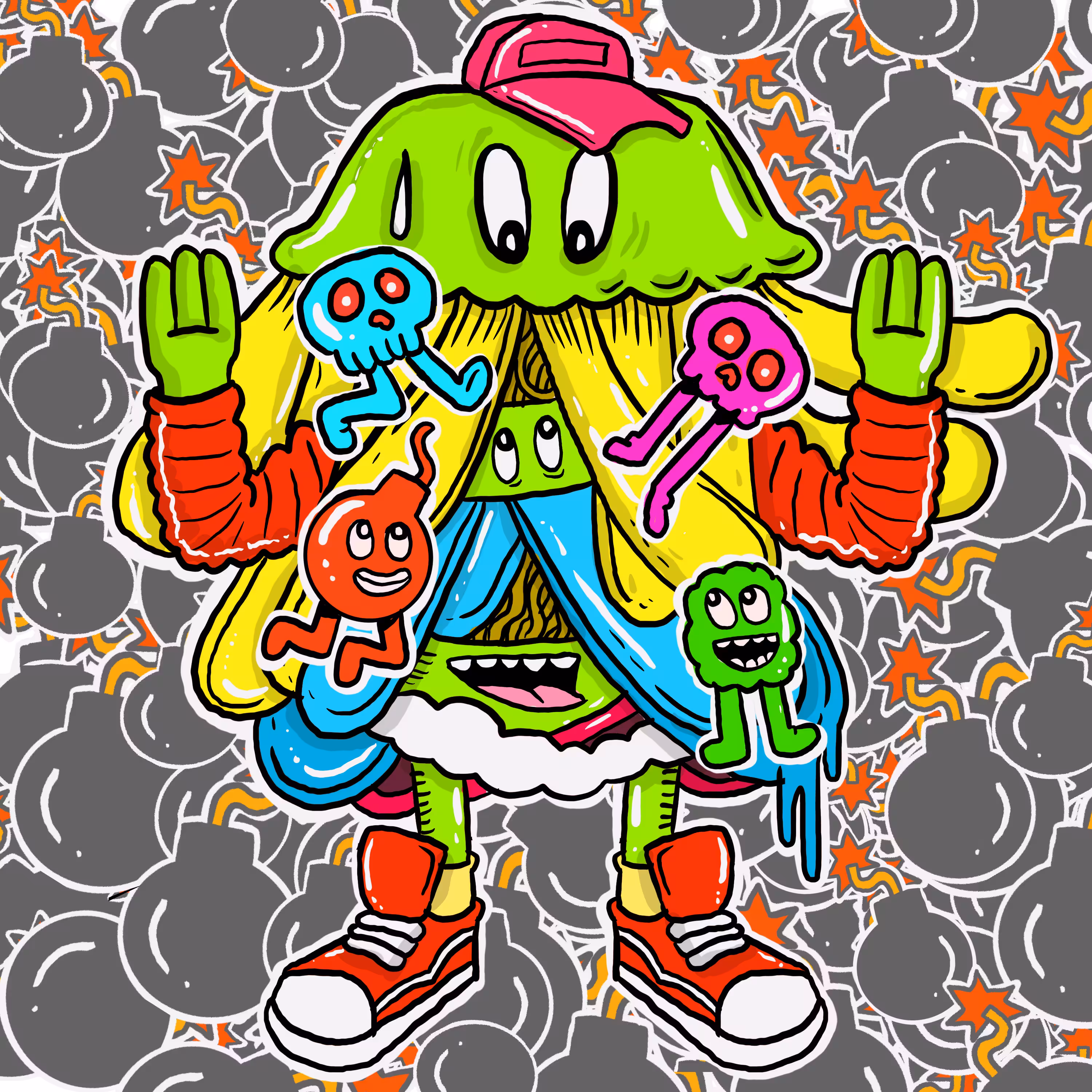 Doodle Sticker Bomb