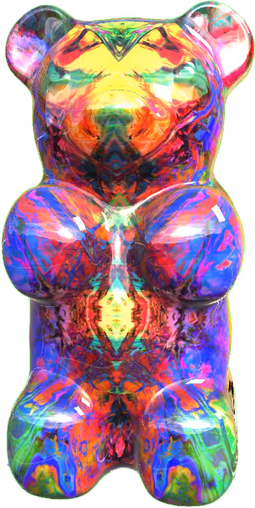 LSD Gummy Bear PFP B-Sides AR Model #8