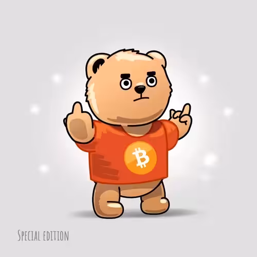Special Brash Bear Bitcoin holder
