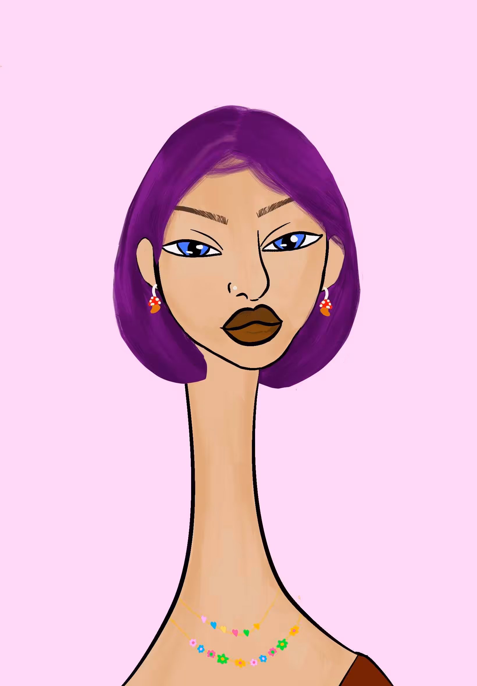 Long Neckie Ladies: Long Neckie Lady #3206