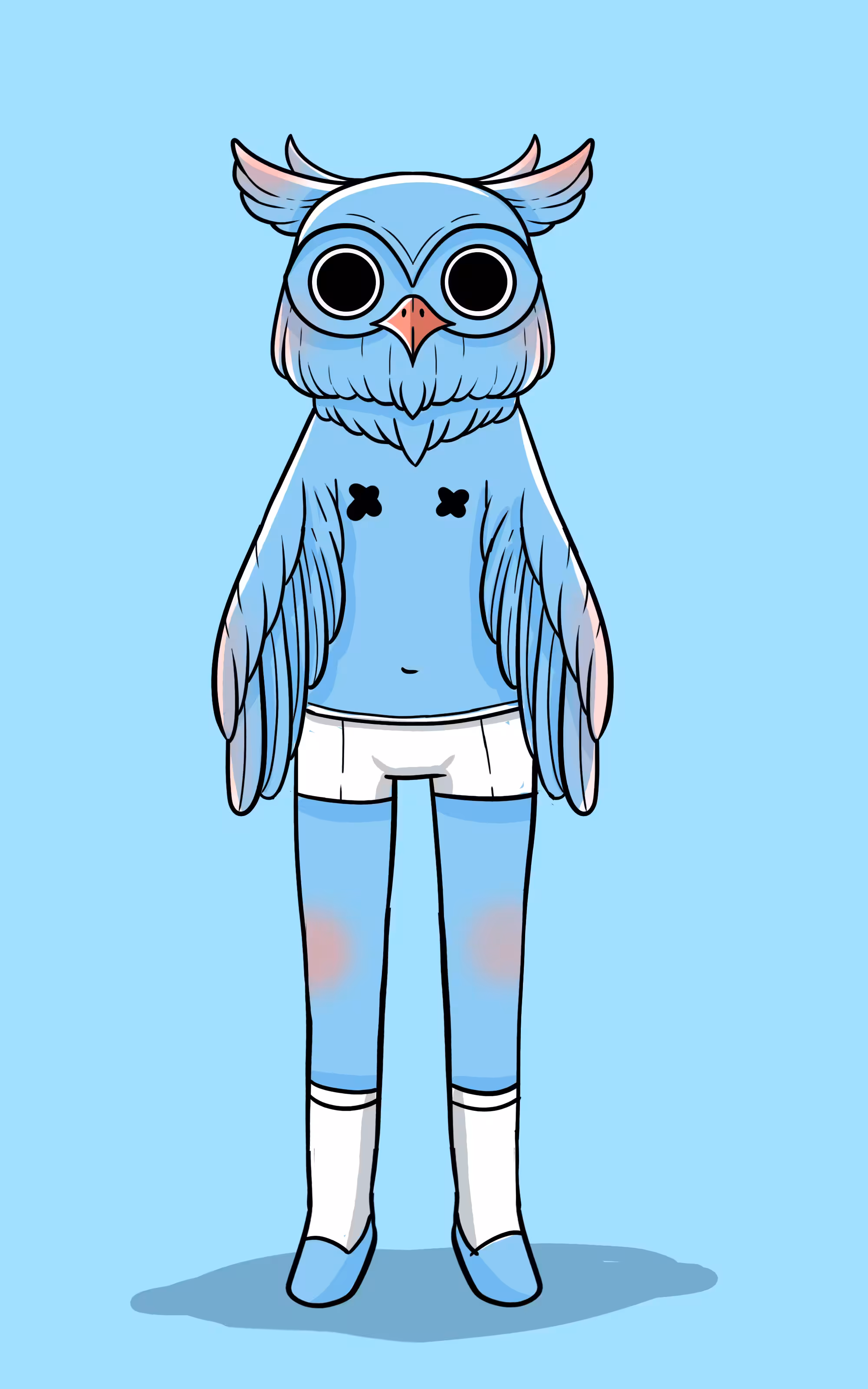 OWL TOWN #053 cool owl boy