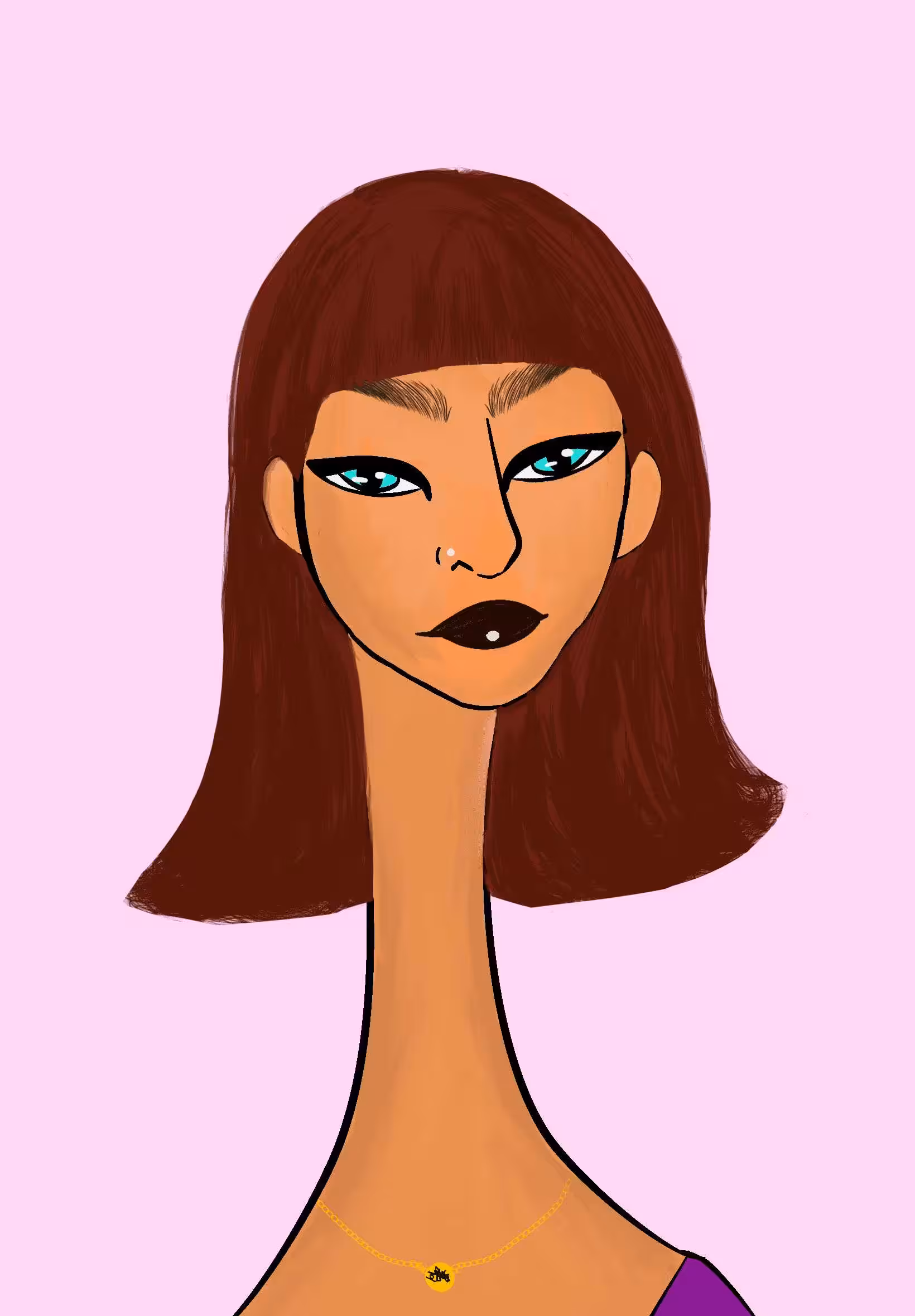 Long Neckie Ladies: Long Neckie Lady #2133