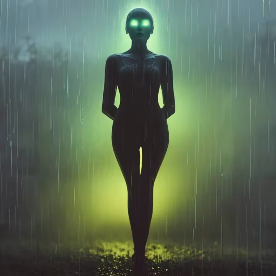 Rainlit Silhouette