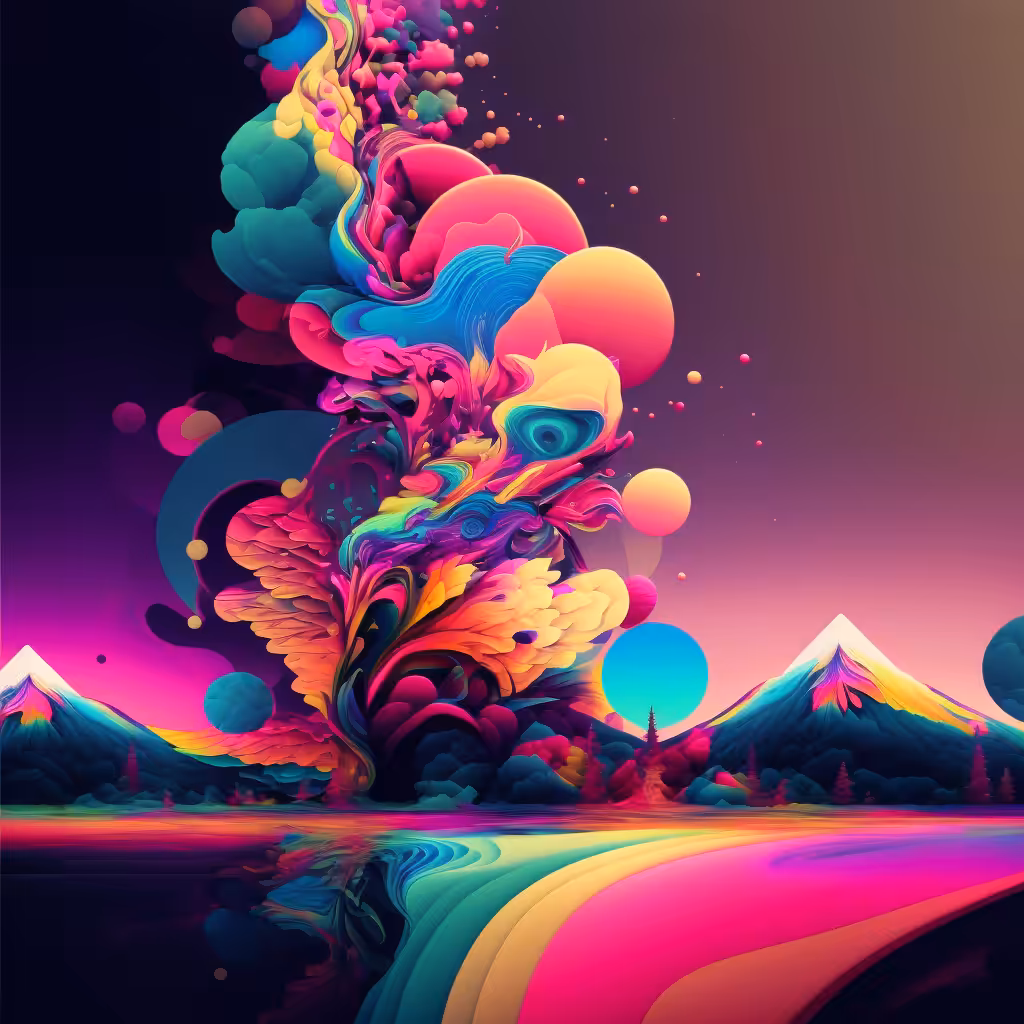 Colorful Nature Explosions #1