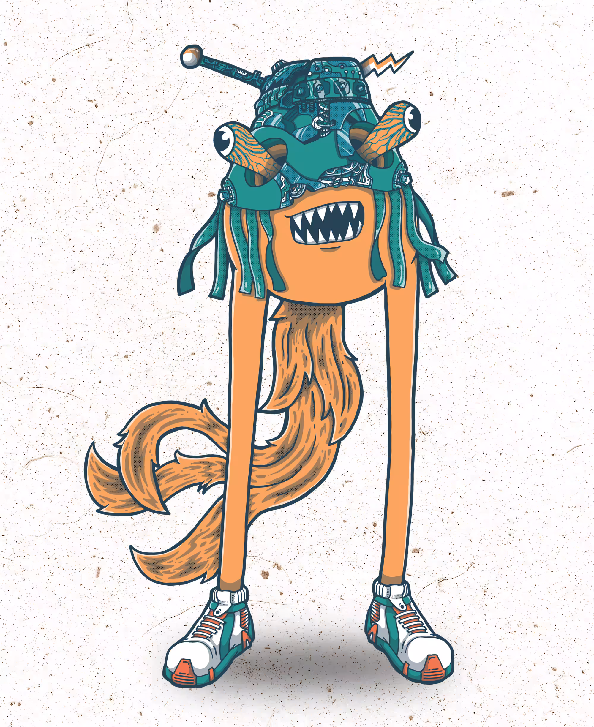 Doodle Handless Monster #07 COMMANDER