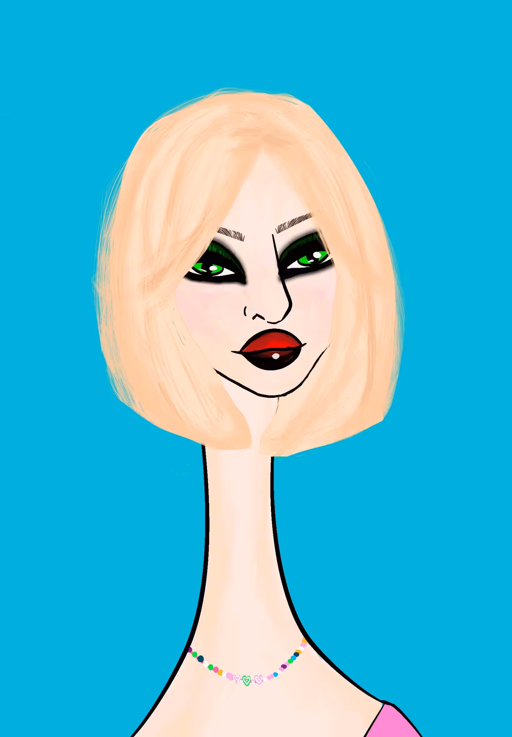 Long Neckie Ladies: Long Neckie Lady #1077