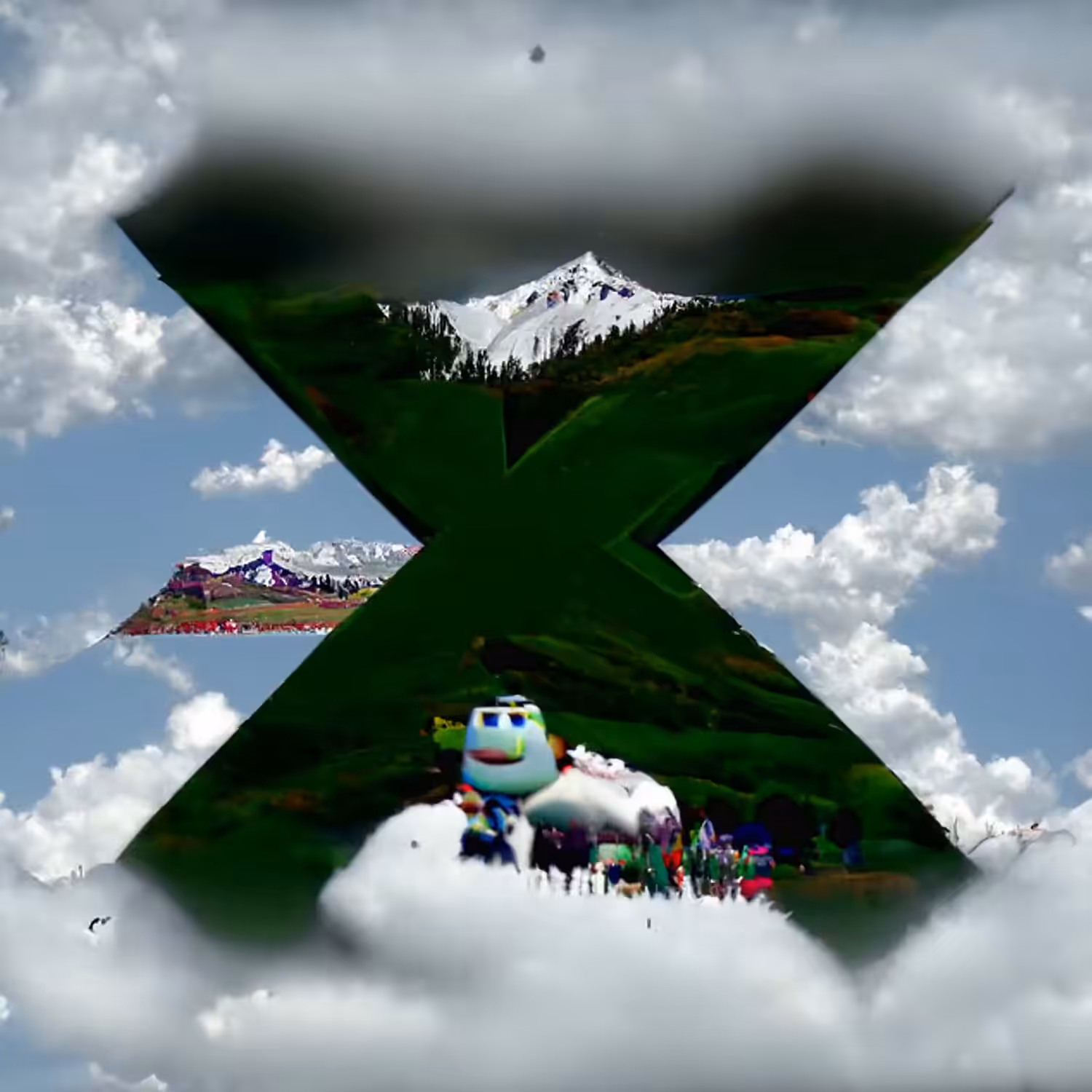 ABOVE WHITE CLOXDS