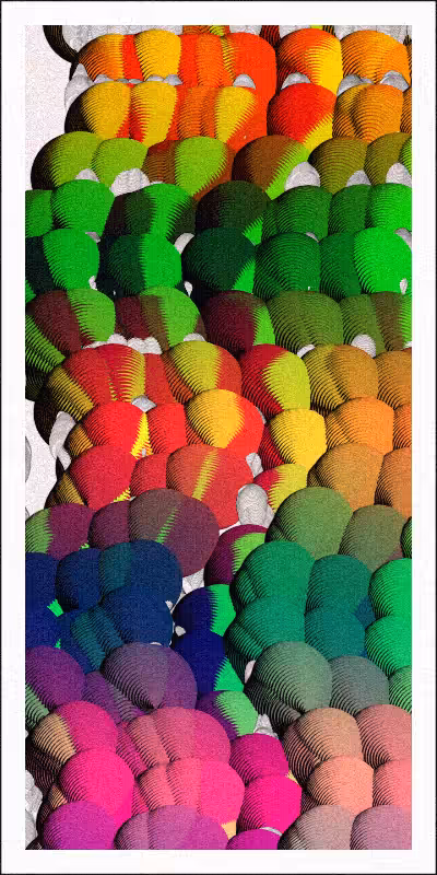 Balloon Field on Clouds #77