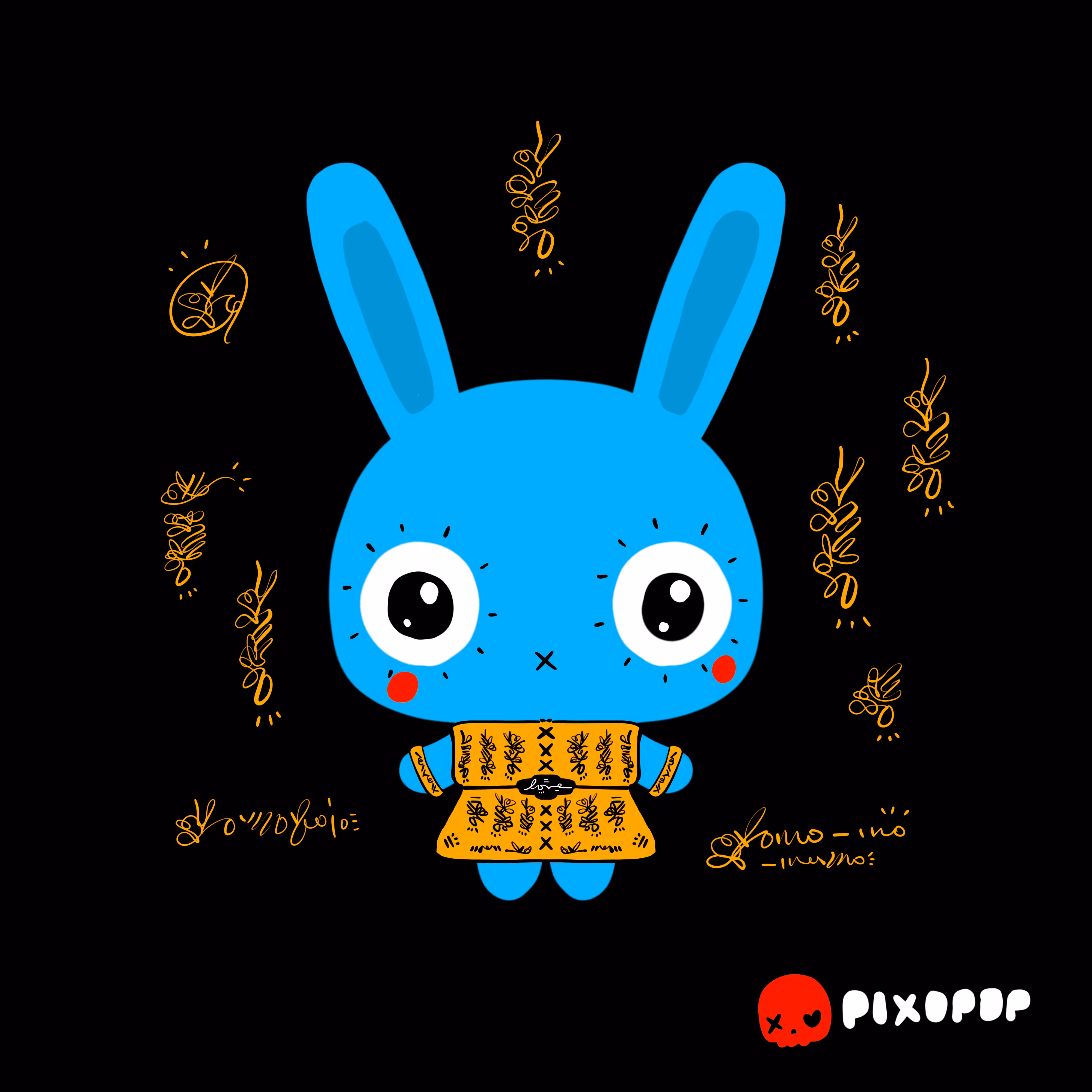 PIXOPOP CUTIES: Stitch Bunny #77