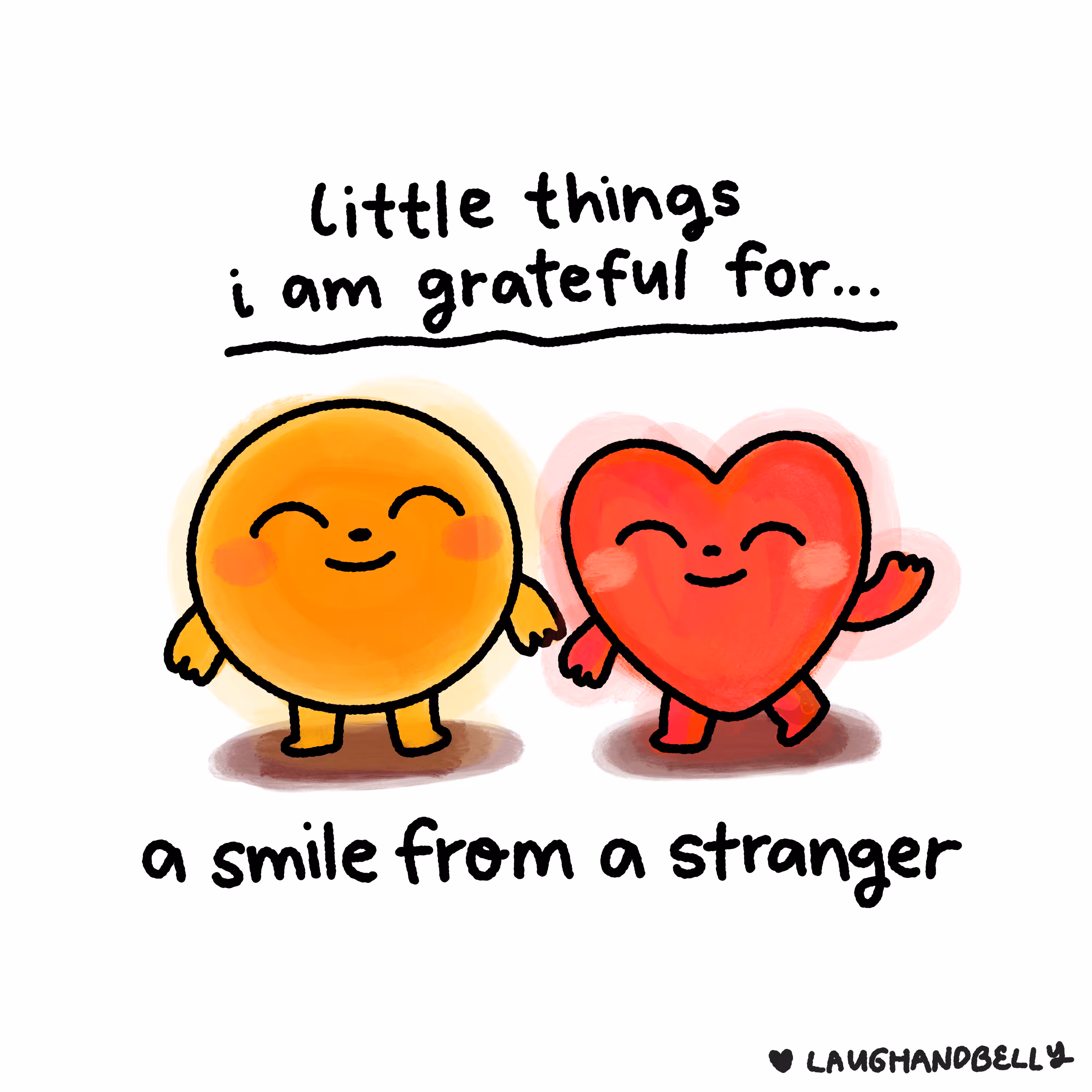 little things i am grateful for: A smile from a stranger