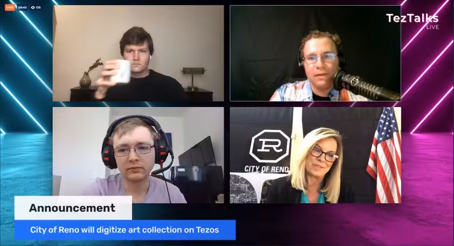 City Of Reno Digitize Art Collection On Tezos