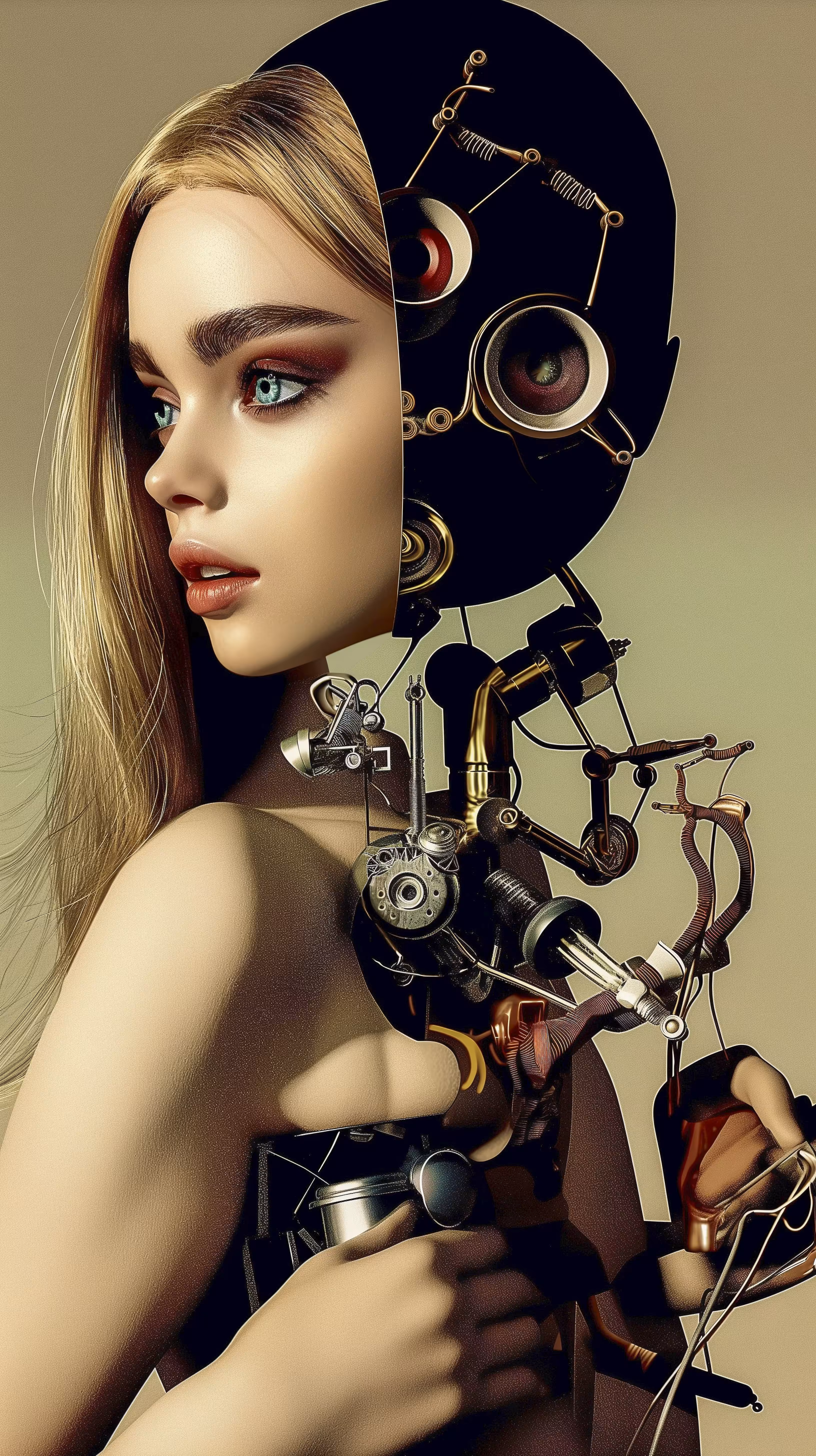 Doll Of Cybernetic Organism Girl