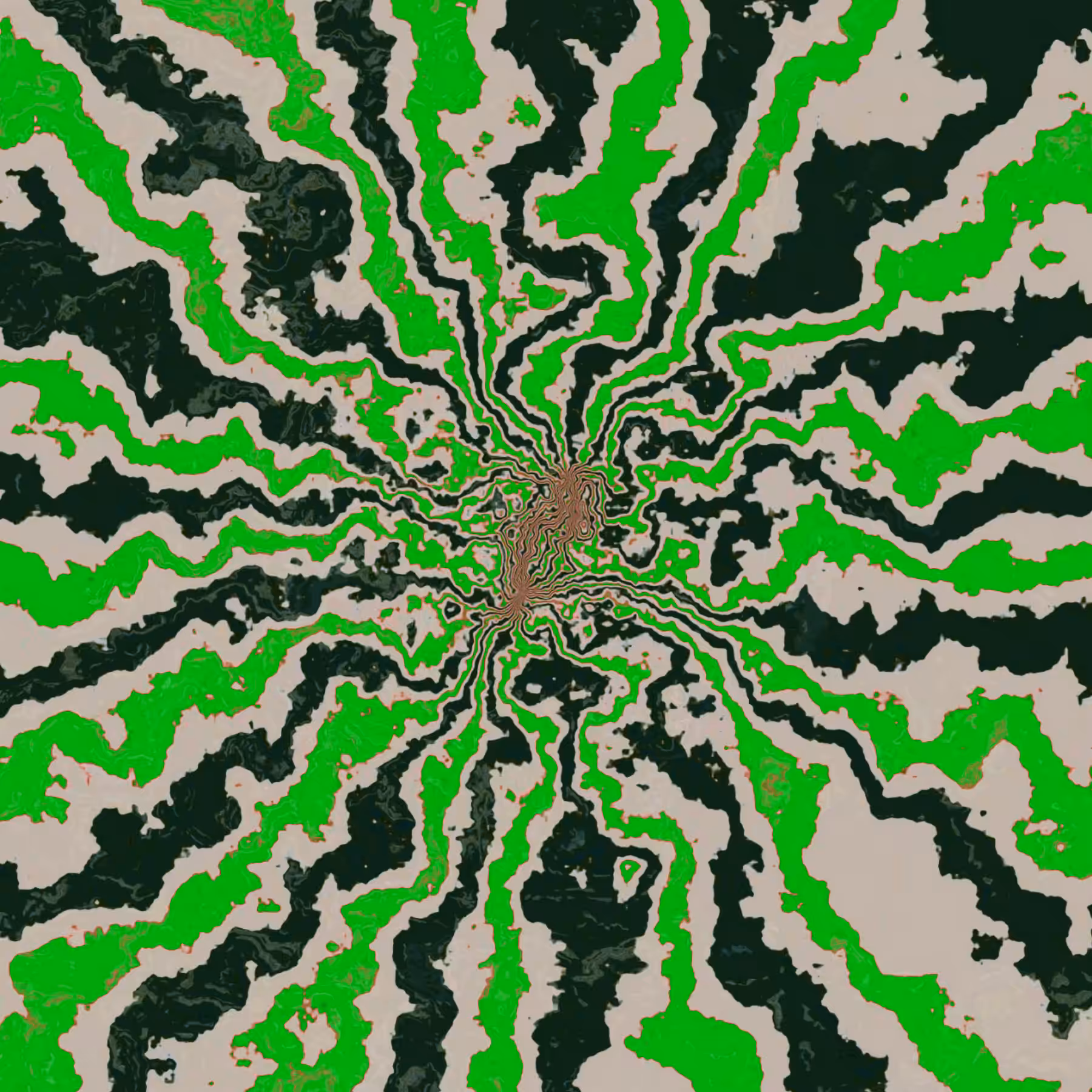 Neon Pulse: The Digital Vibe: Green Vortex