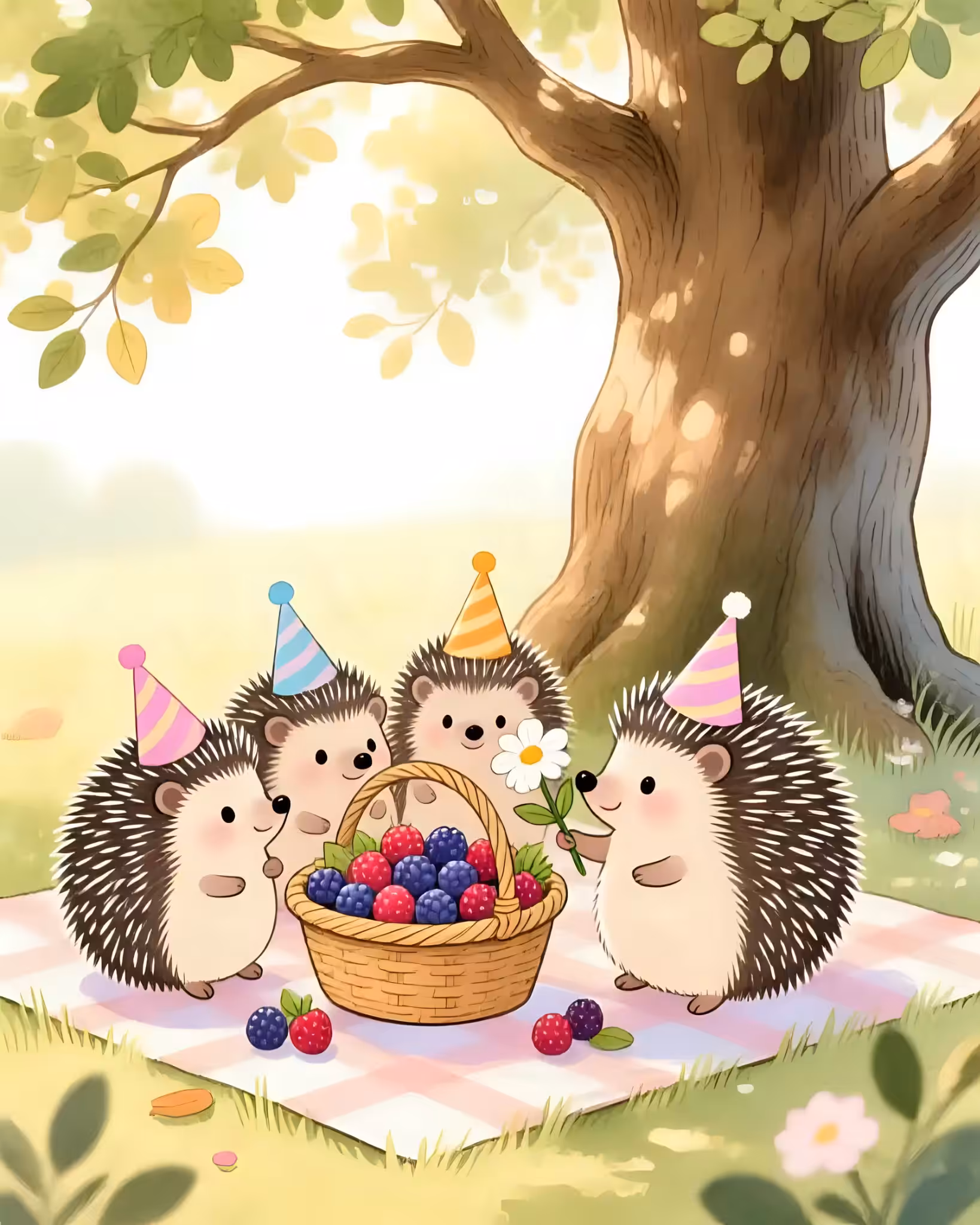 Happy hedgehogs 