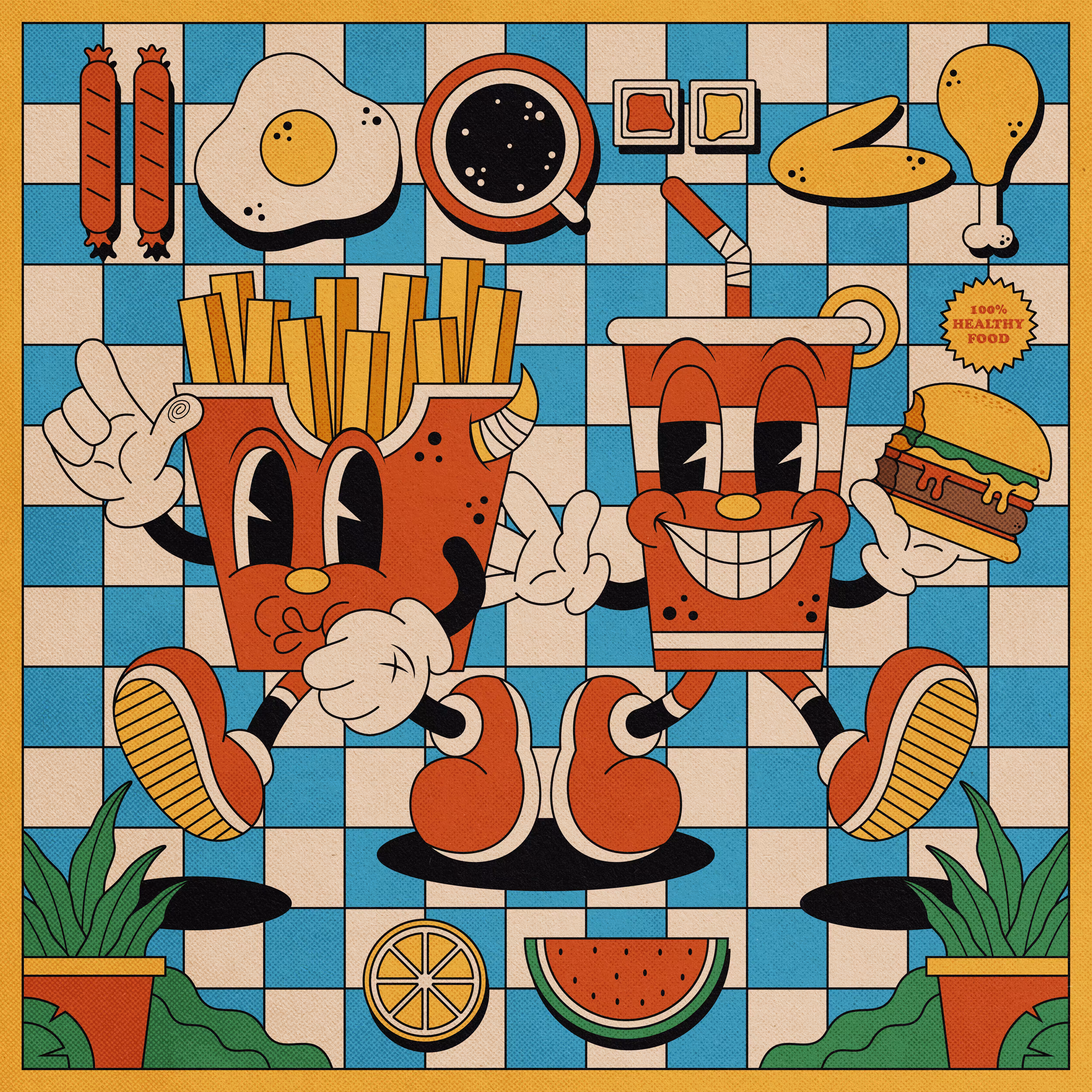 100% Healthy Food