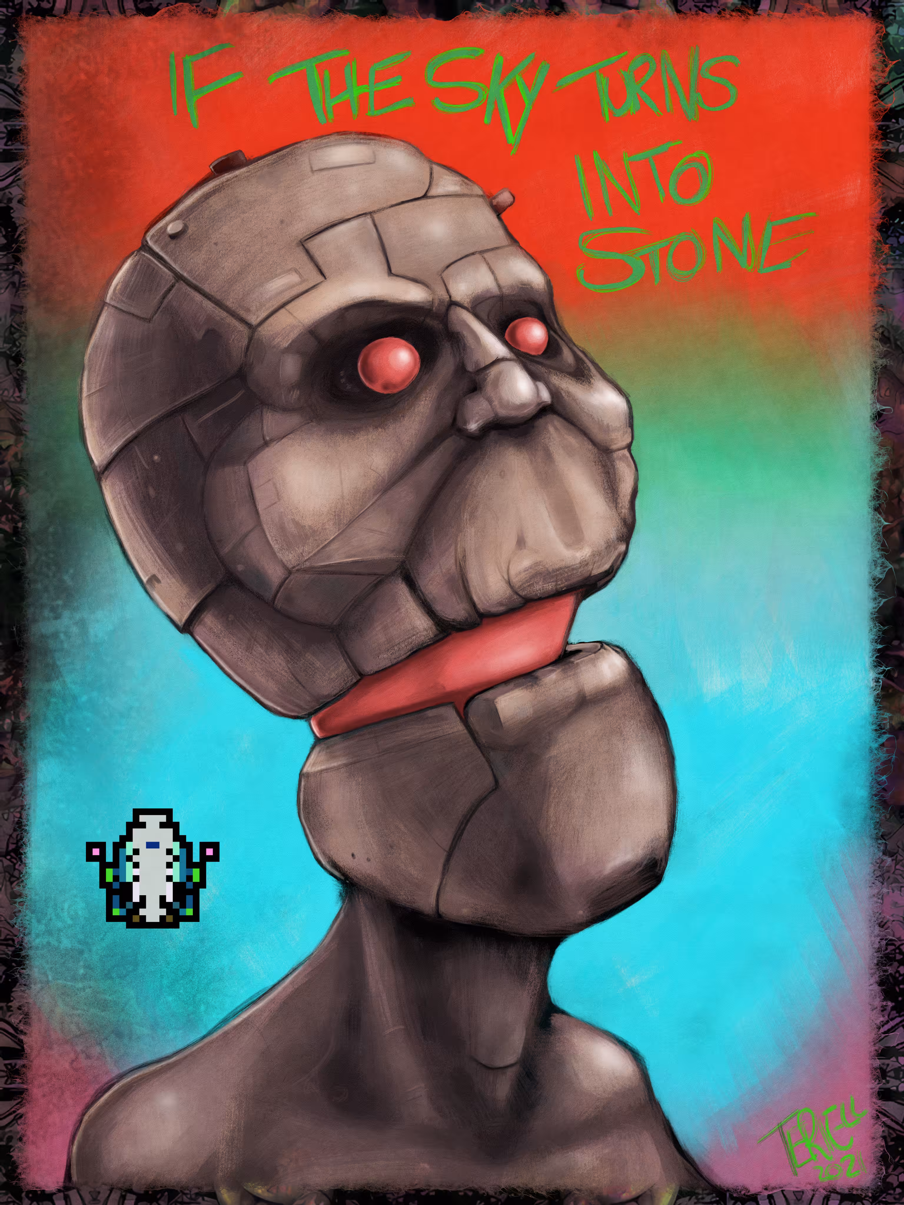NIFTMEUP NEOBOHÈME #025 - THE GOLEM DILEMMA